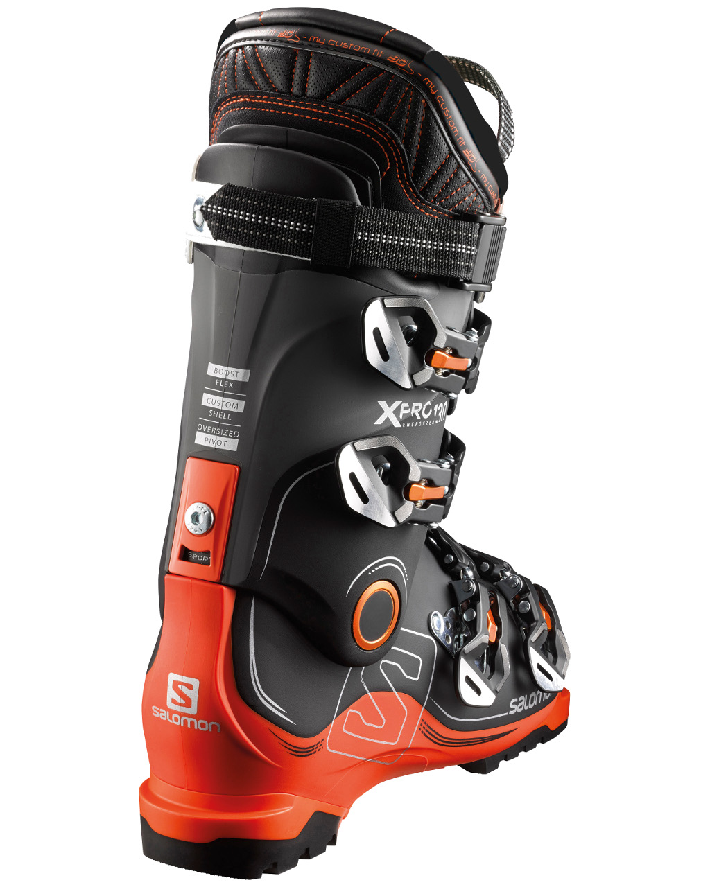 Salomon X PRO 130 17/18 Black/Orange/Anthracite