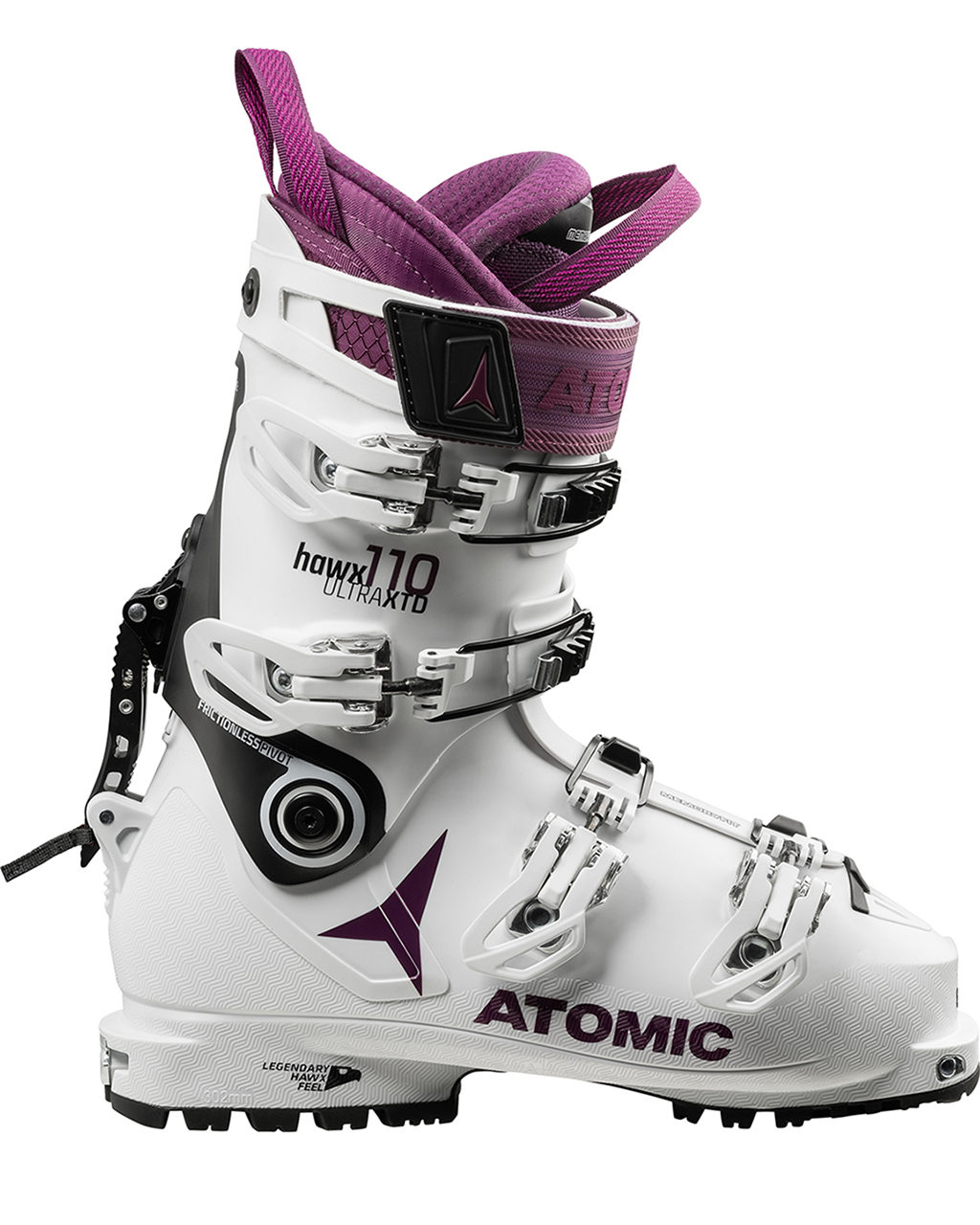 Atomic Hawx Ultra XTD 110 W 18/19 White/Black/Purple (Storlek 24.5)