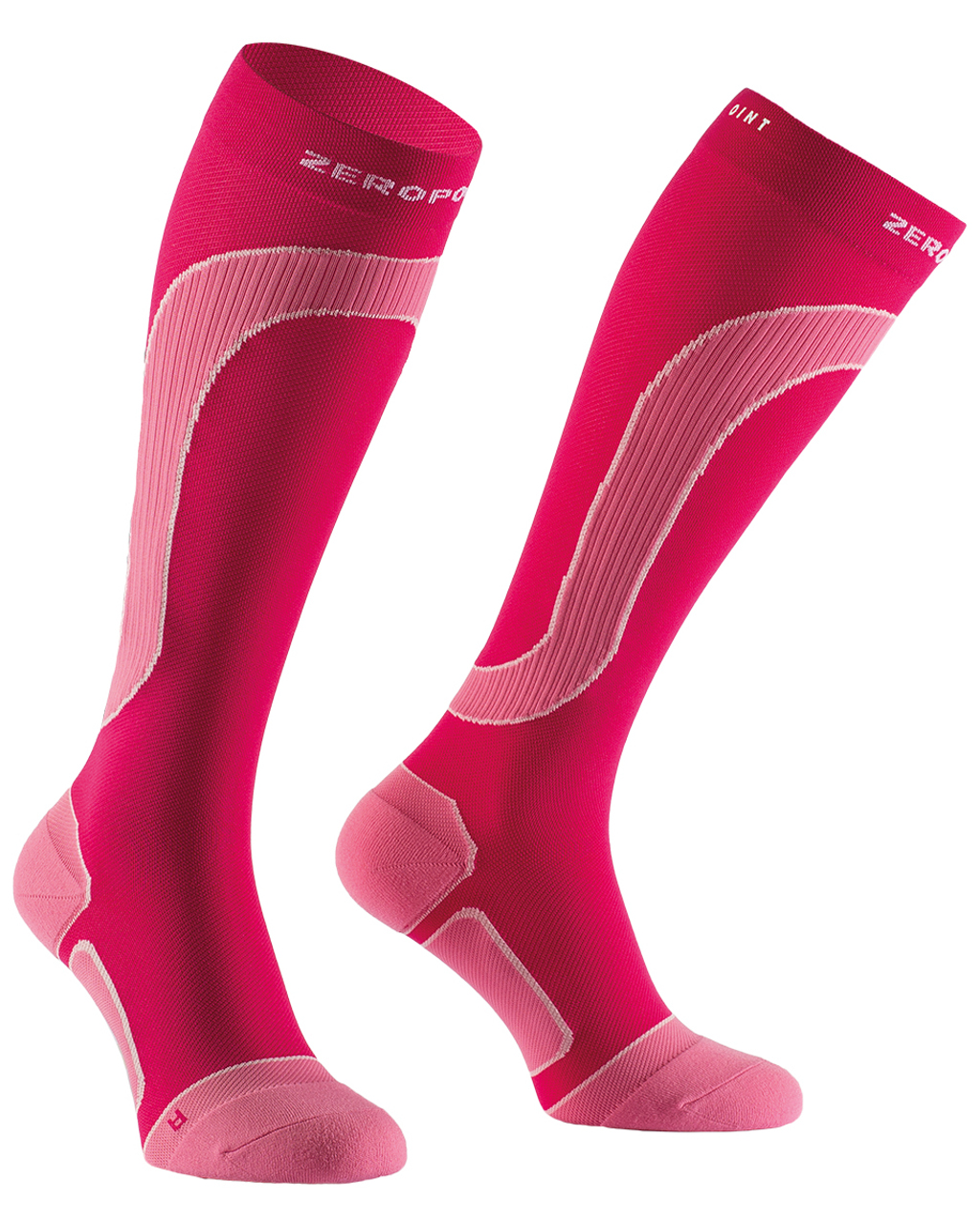 Zero Point Merino Wool Compression Socks M Pink (Storlek 39-41)