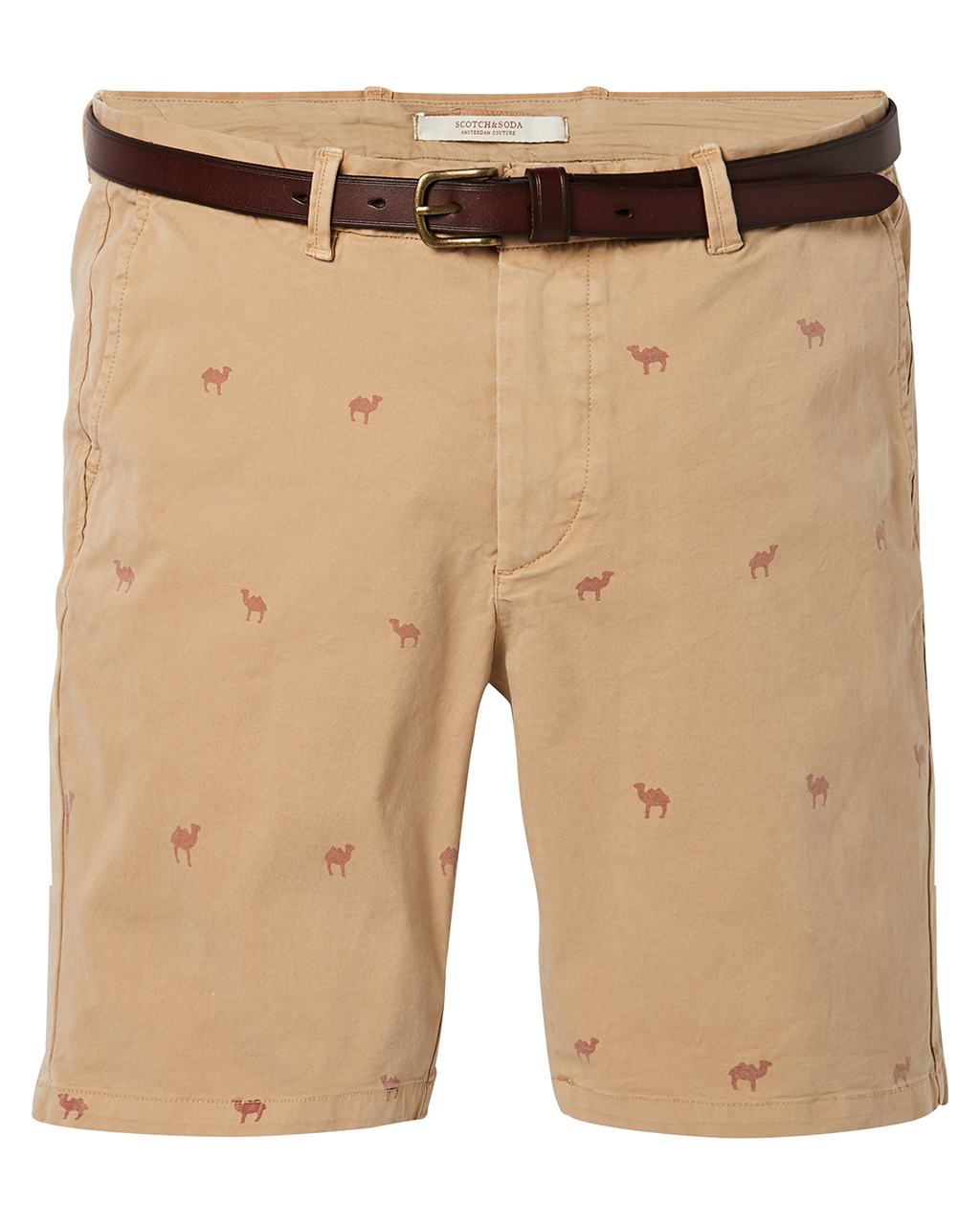 Scotch & Soda Garment Dyed Chino Short With All-Over Mini Print M Combo A (Storlek 31)