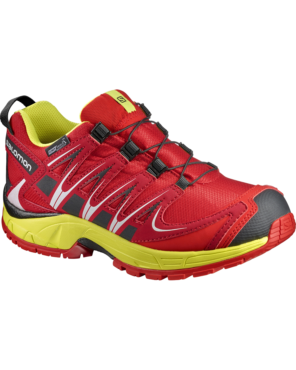 Salomon XA Pro 3D CSWP Kids Fiery Red/Sulphur Sp/Black