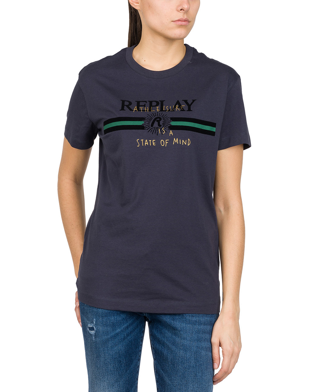 Replay T-Shirt W3940F W 086 (Storlek XS)
