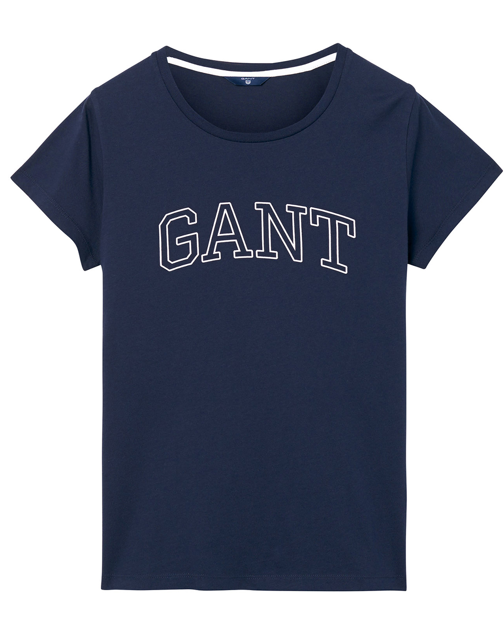 Gant Arch Logo Capsleeve T-Shirt W Evening Blue (Storlek XL)