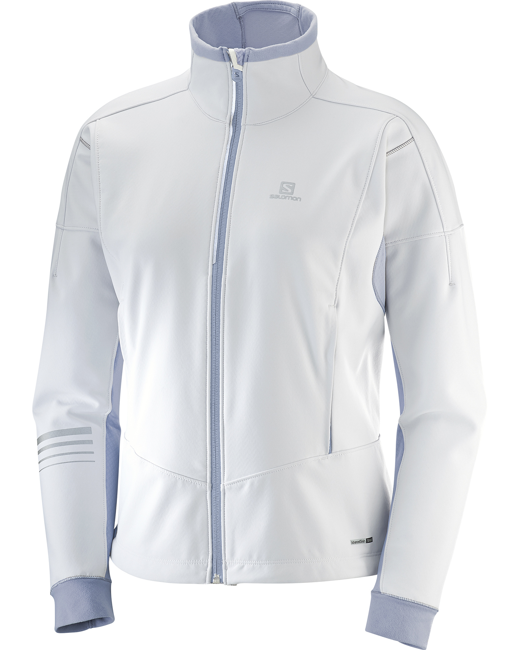 Salomon Lightning Warm Softshell Jacket W White/Lilac Gray (Storlek XL)