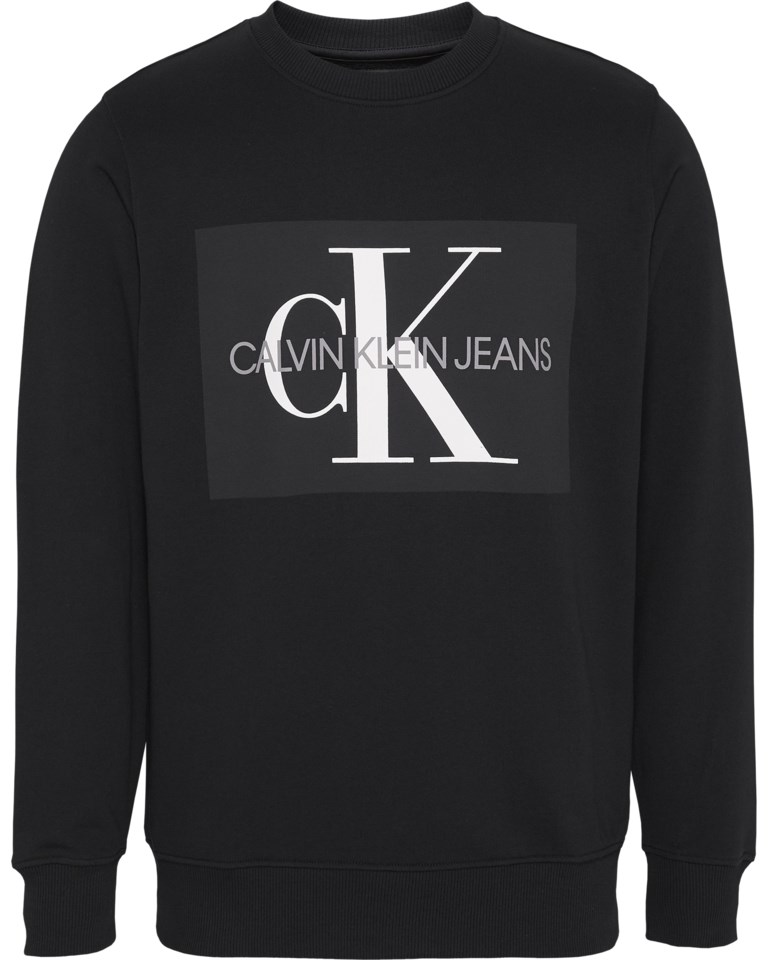 Calvin Klein Monogram Core Logo CK Sweatshirt M Black