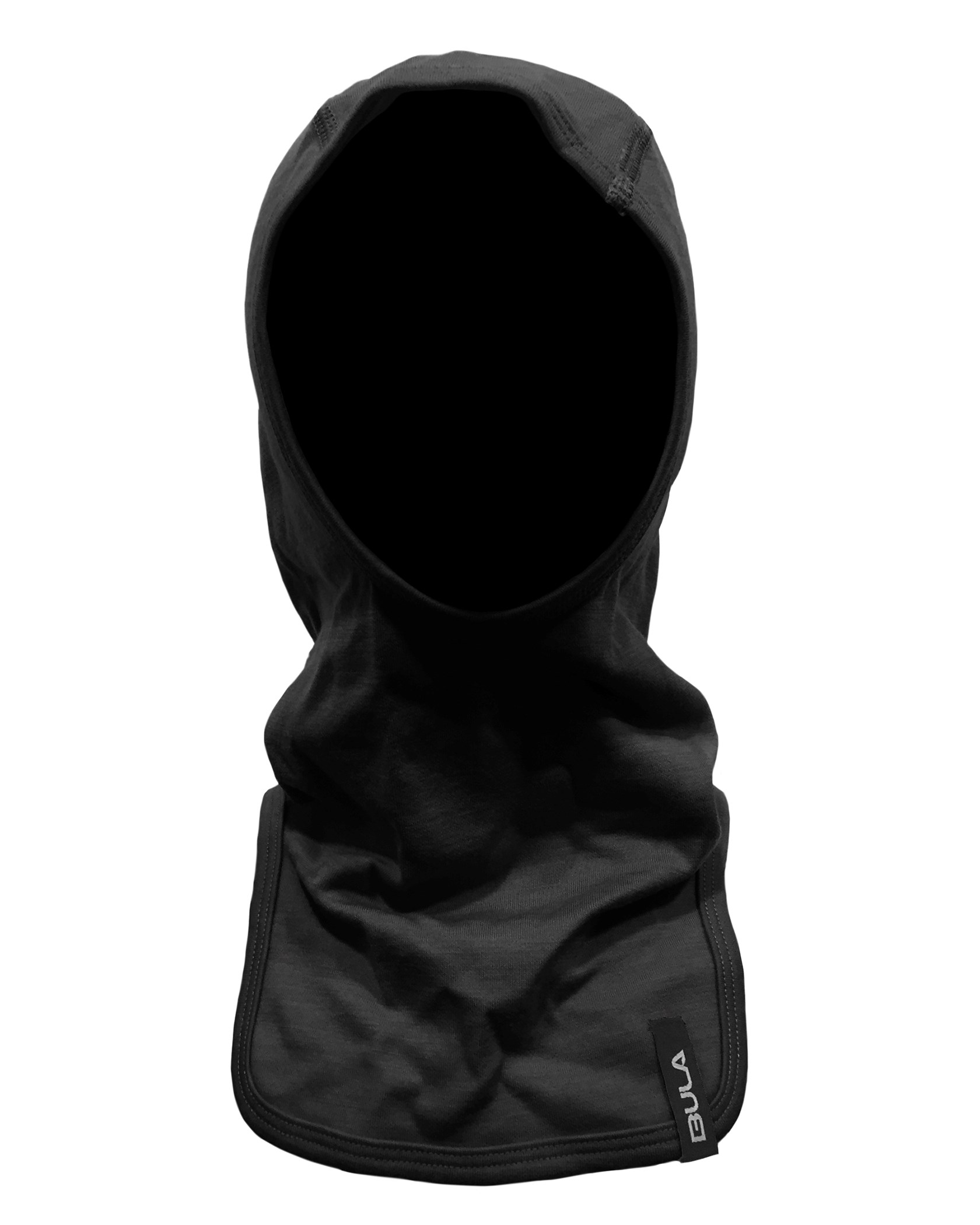 Wool Balaclava JR Black
