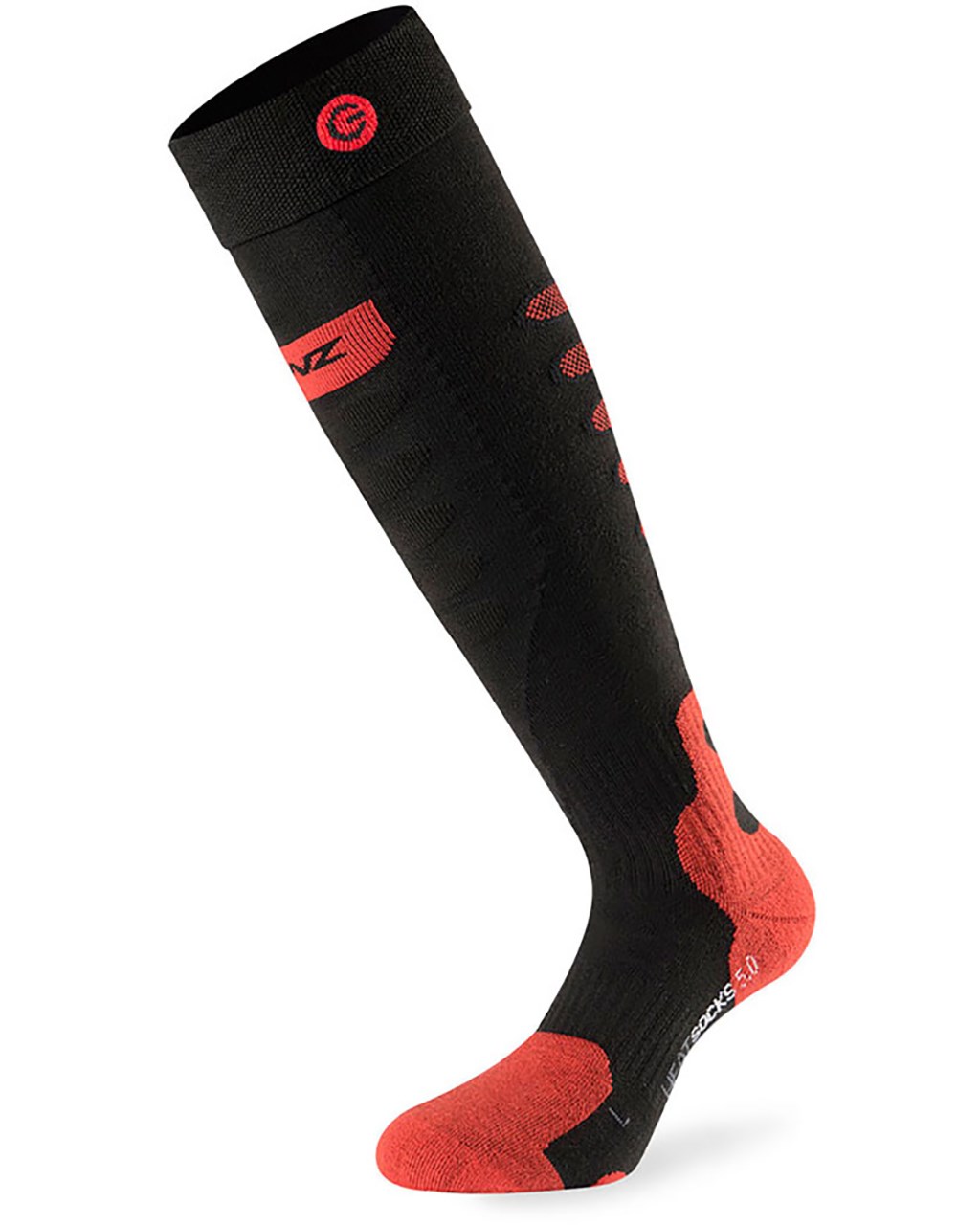 Lenz Heat Sock 5.0 Toe Cap Black/White/Red (Storlek 45-47)