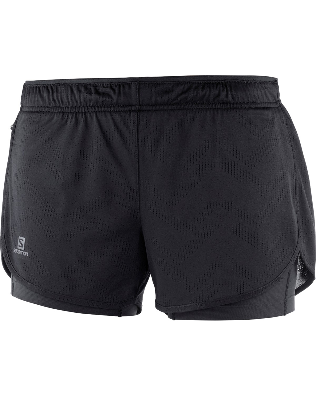 Salomon Agile 2In1 Shorts W Black (Storlek XS)