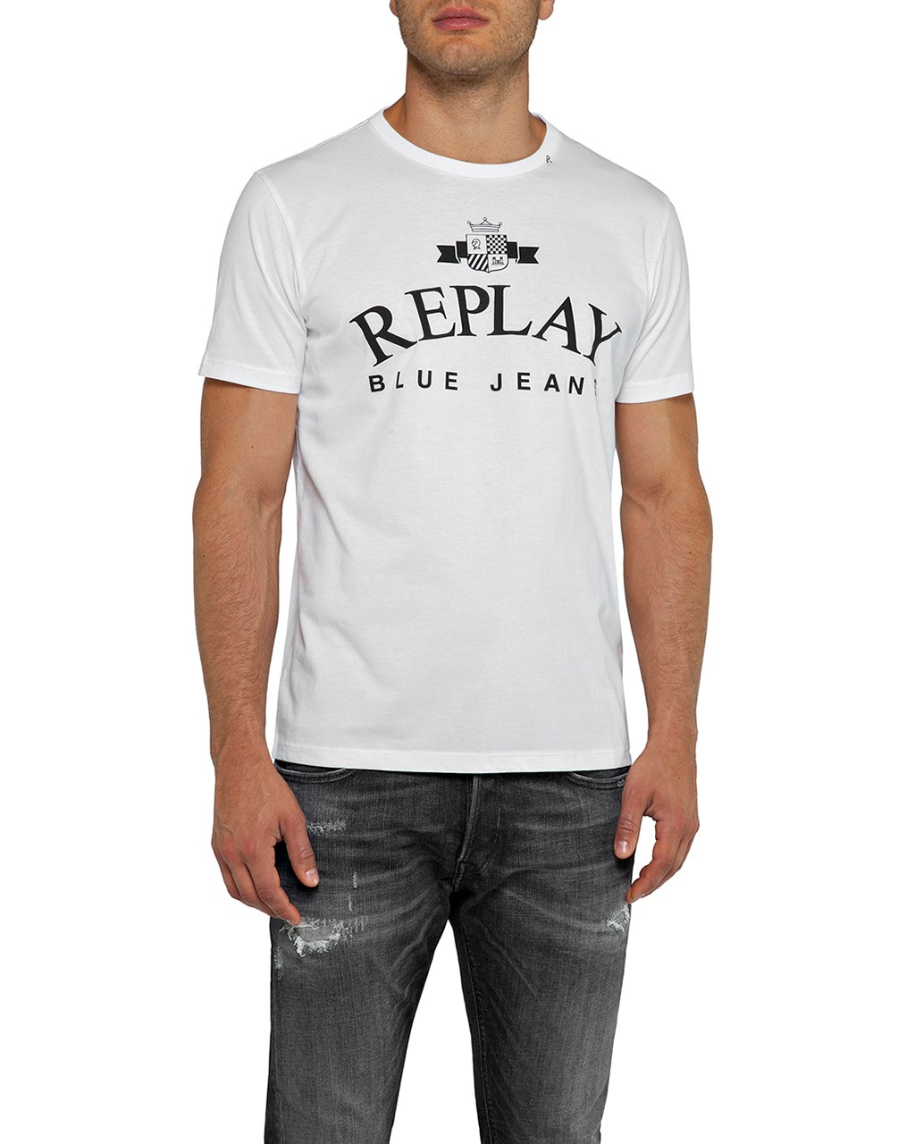 Replay Blue Jeans TShirt M White