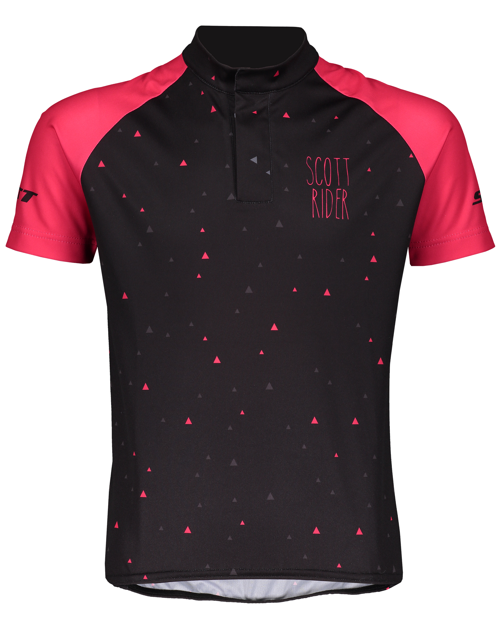 Scott RC Team S/SL Shirt JR Black/Azalea Pink (Storlek 152)