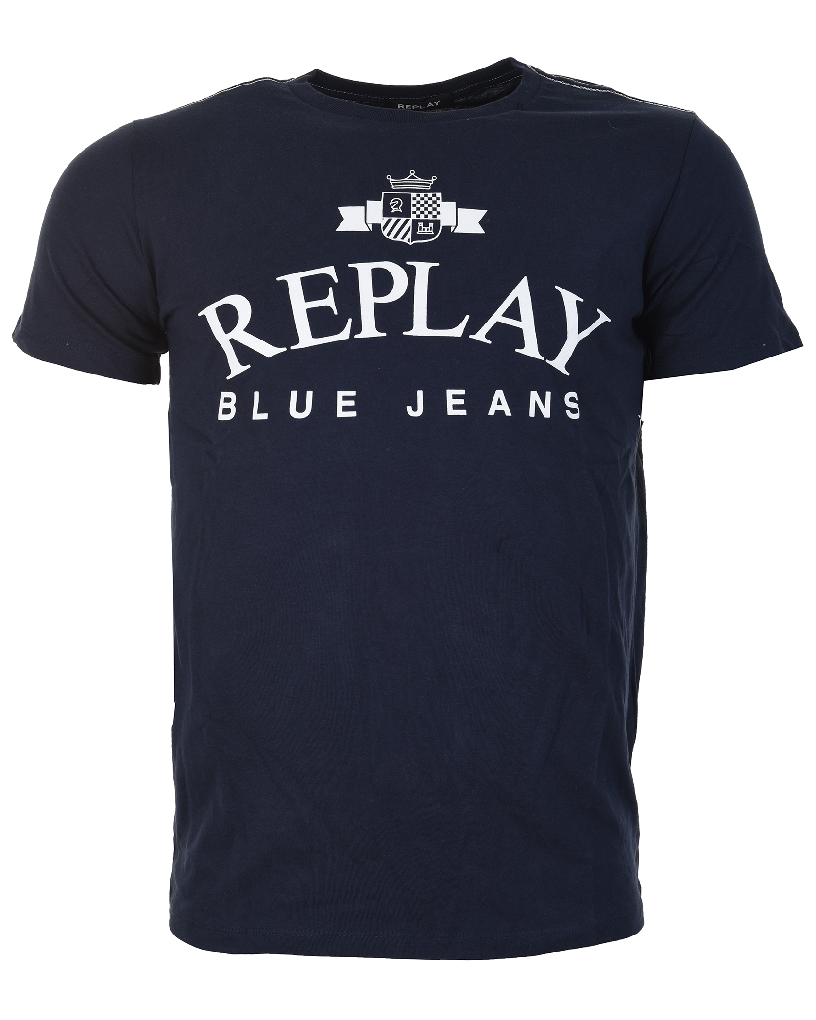 replay blue jeans shirt