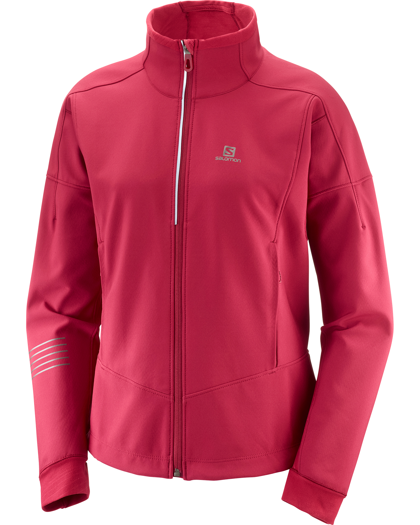 Salomon Lightning Warm Softshell Jacket W Rio Red (Storlek S)