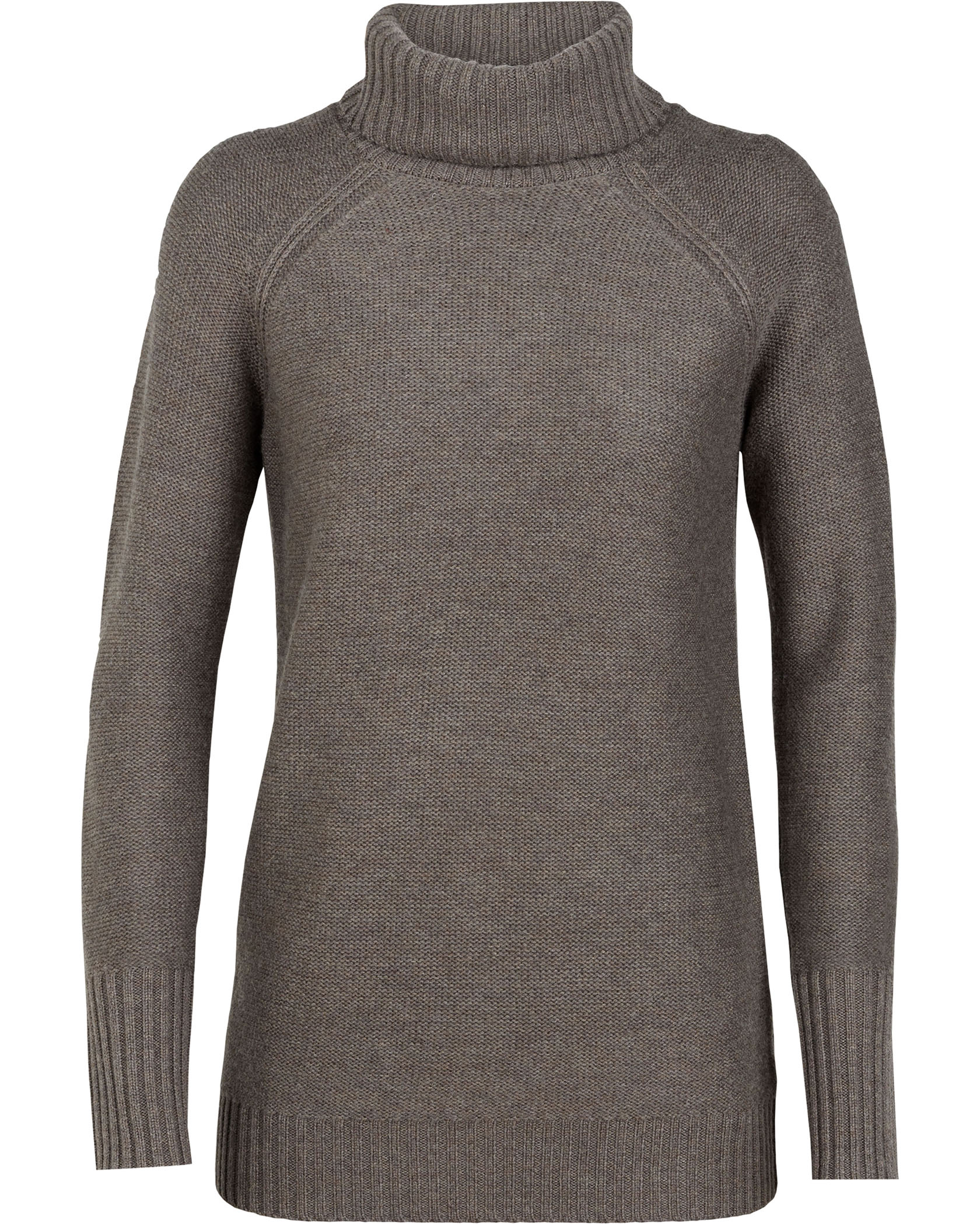 Waypoint Roll Neck Sweater W Toast Heather