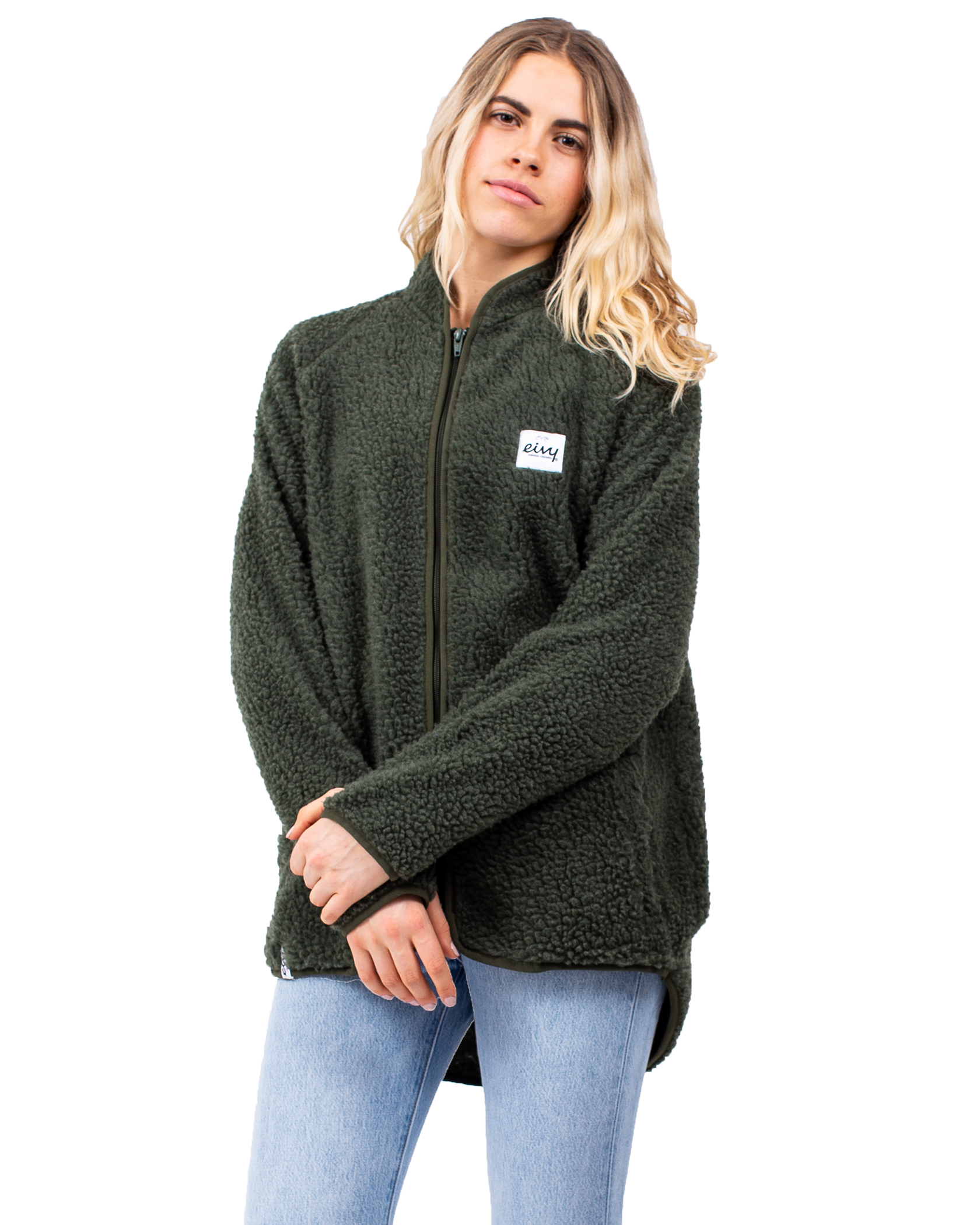 Eivy Redwood Sherpa Jacket W Forest Green