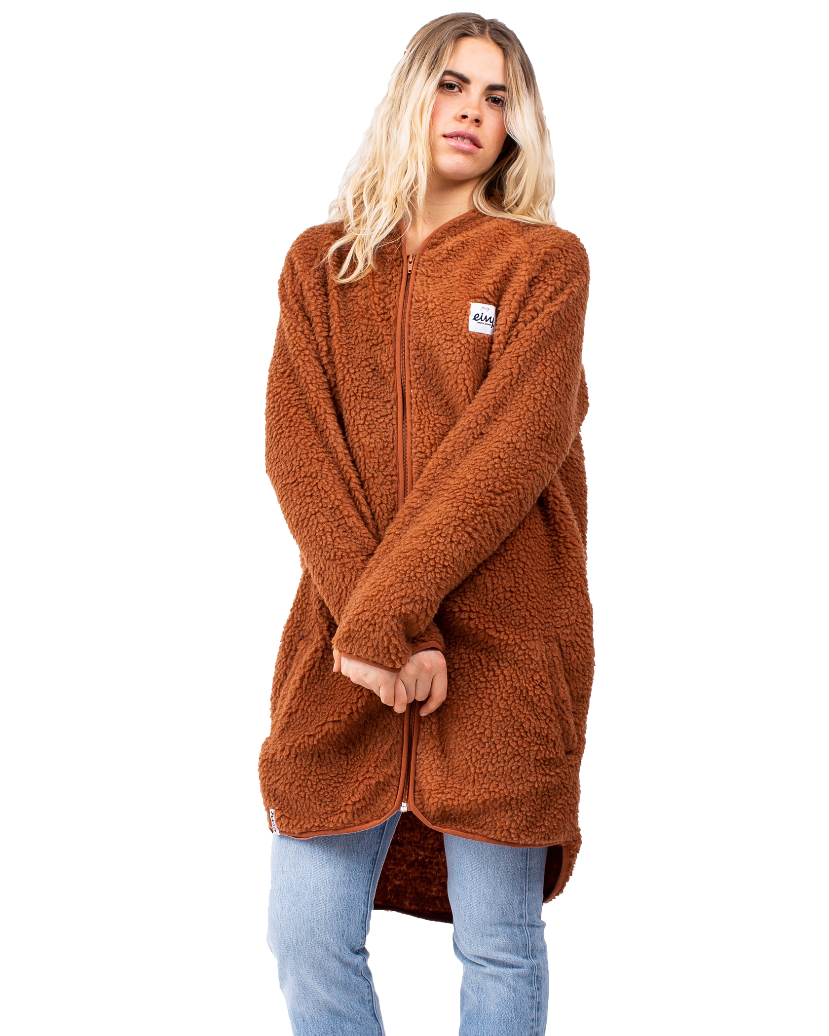 Eivy Redwood Sherpa Coat W Rust