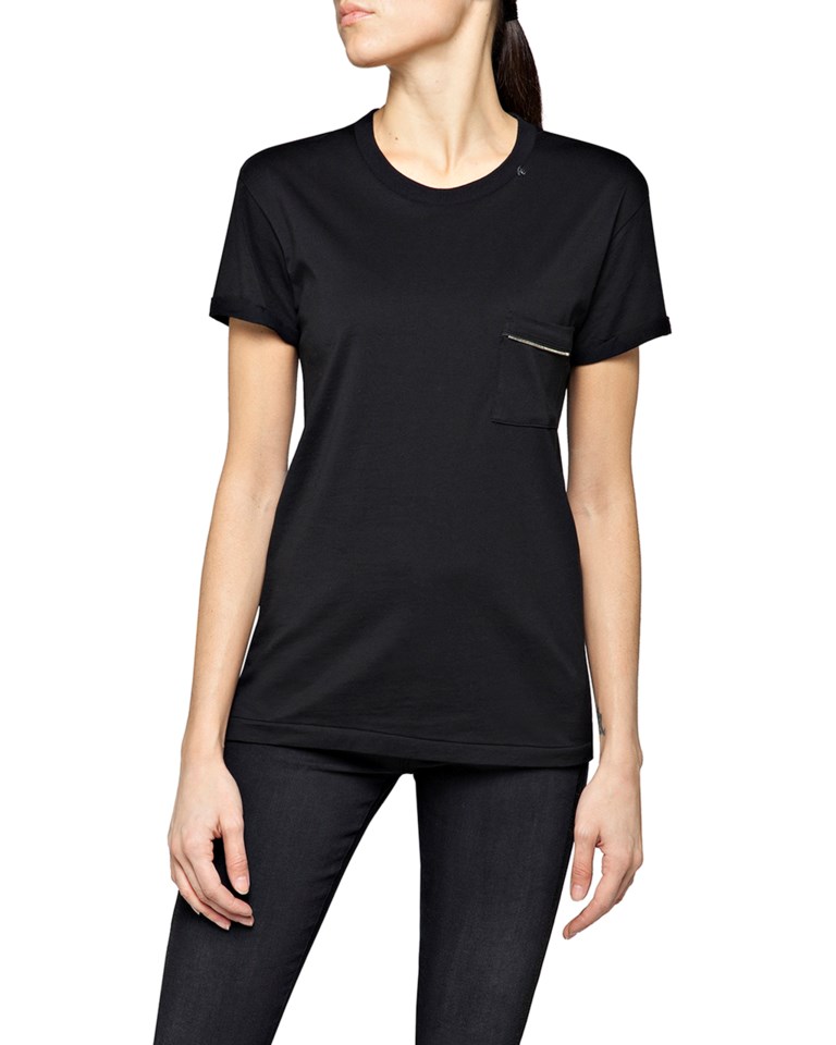 Replay Pima Cotton Jersey T-Shirt W3242 W Blackboard | T-Shirts