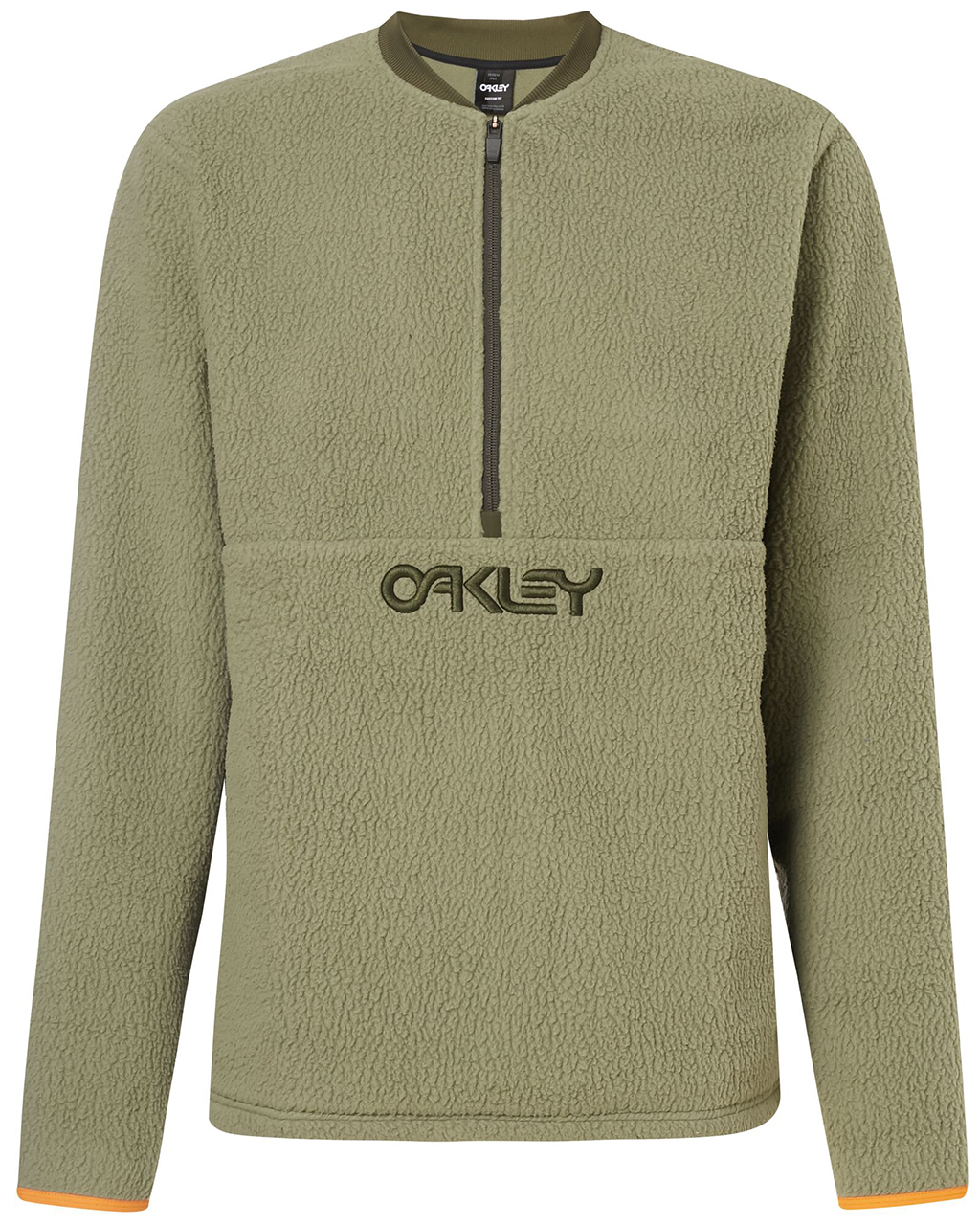 fluffy half zip jacket