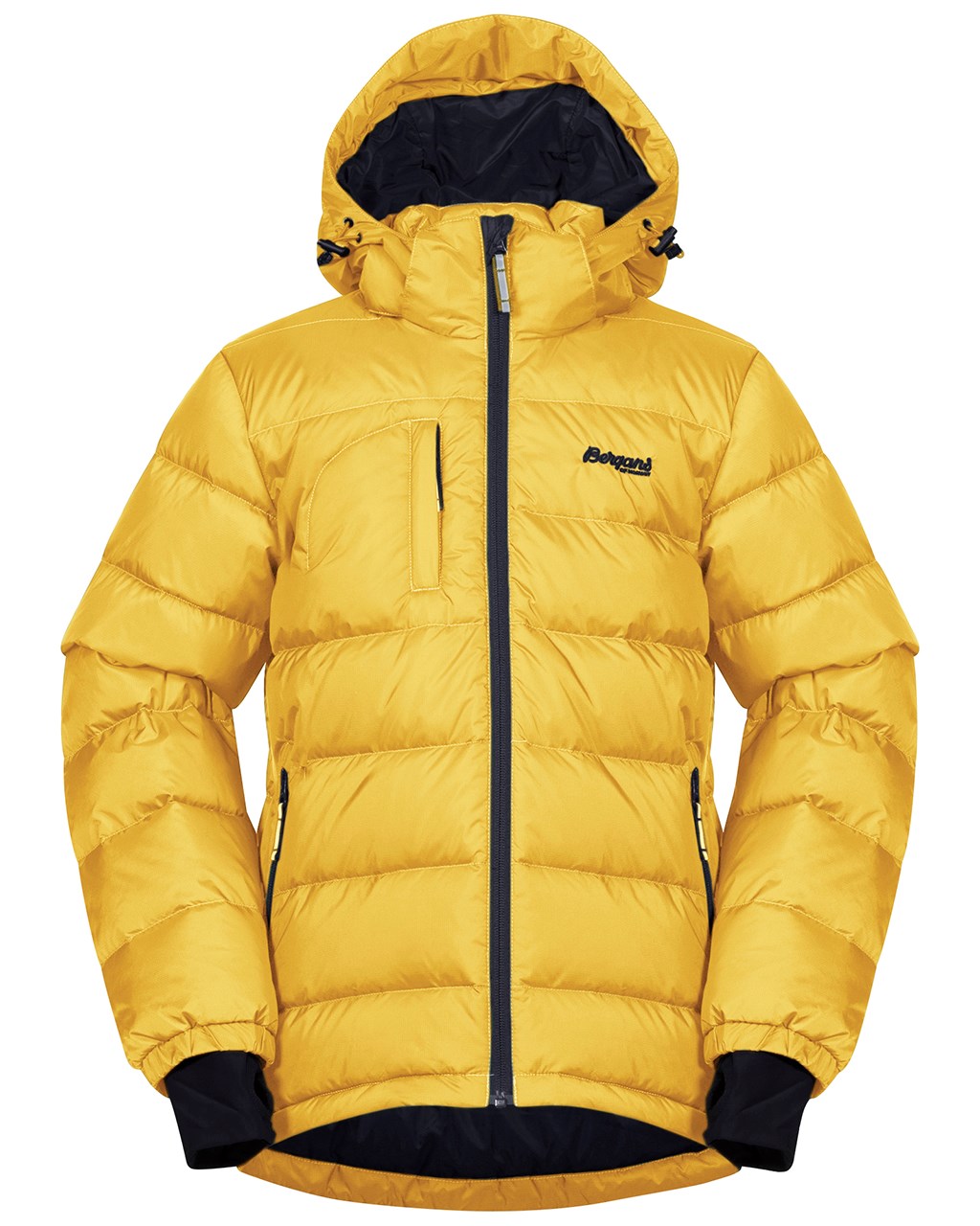 overalt and rekruttere Bergans Down Youth Jacket Waxed Yellow/Solid Charcoal