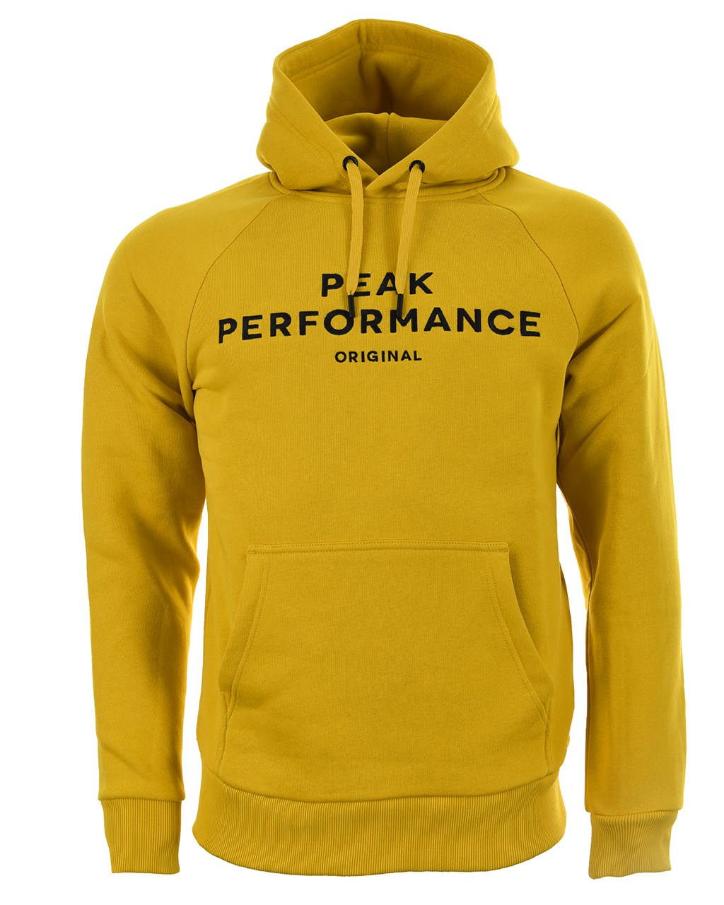 Peak Performance Pulse Hood Fleece Yellow Trekkinn