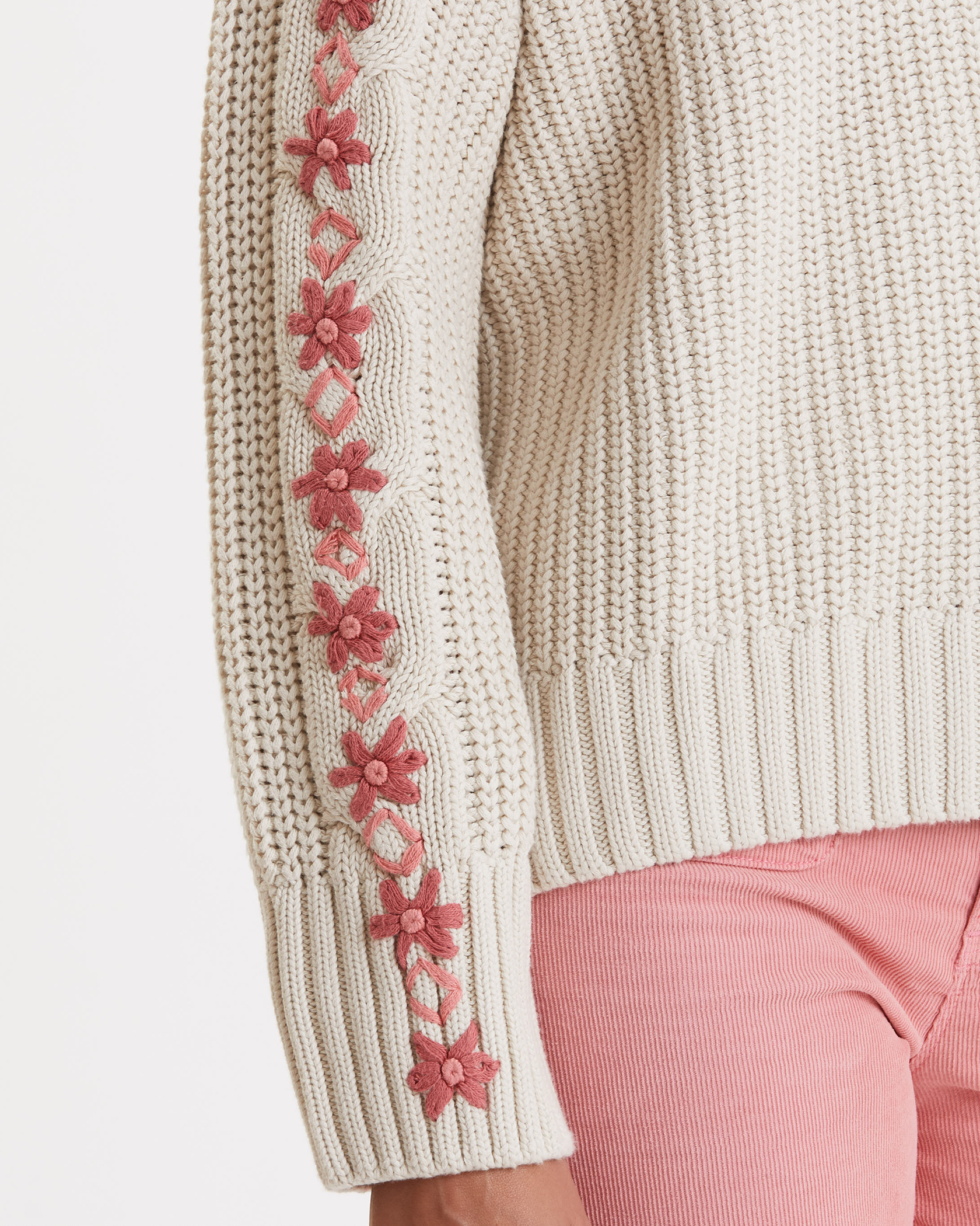 Oh Wow Sweater W Chalk