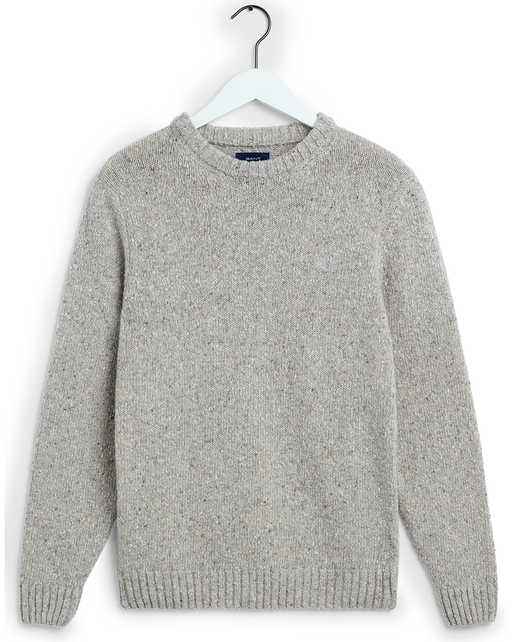 gant neps knit crew sweater