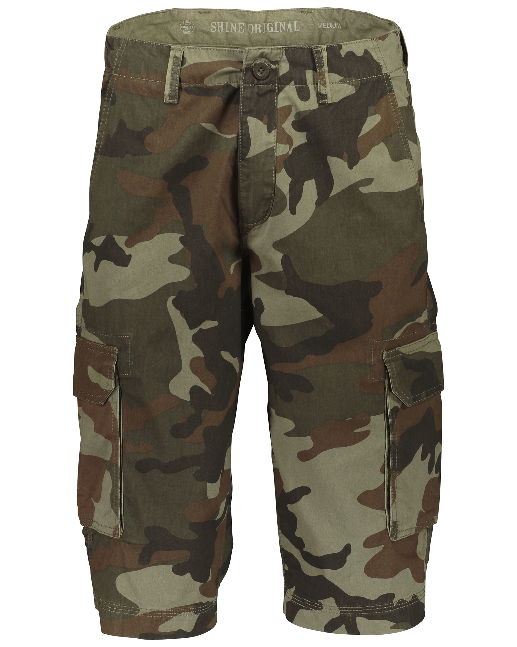 Camo Utility Cargo Shorts M 2520007 Green