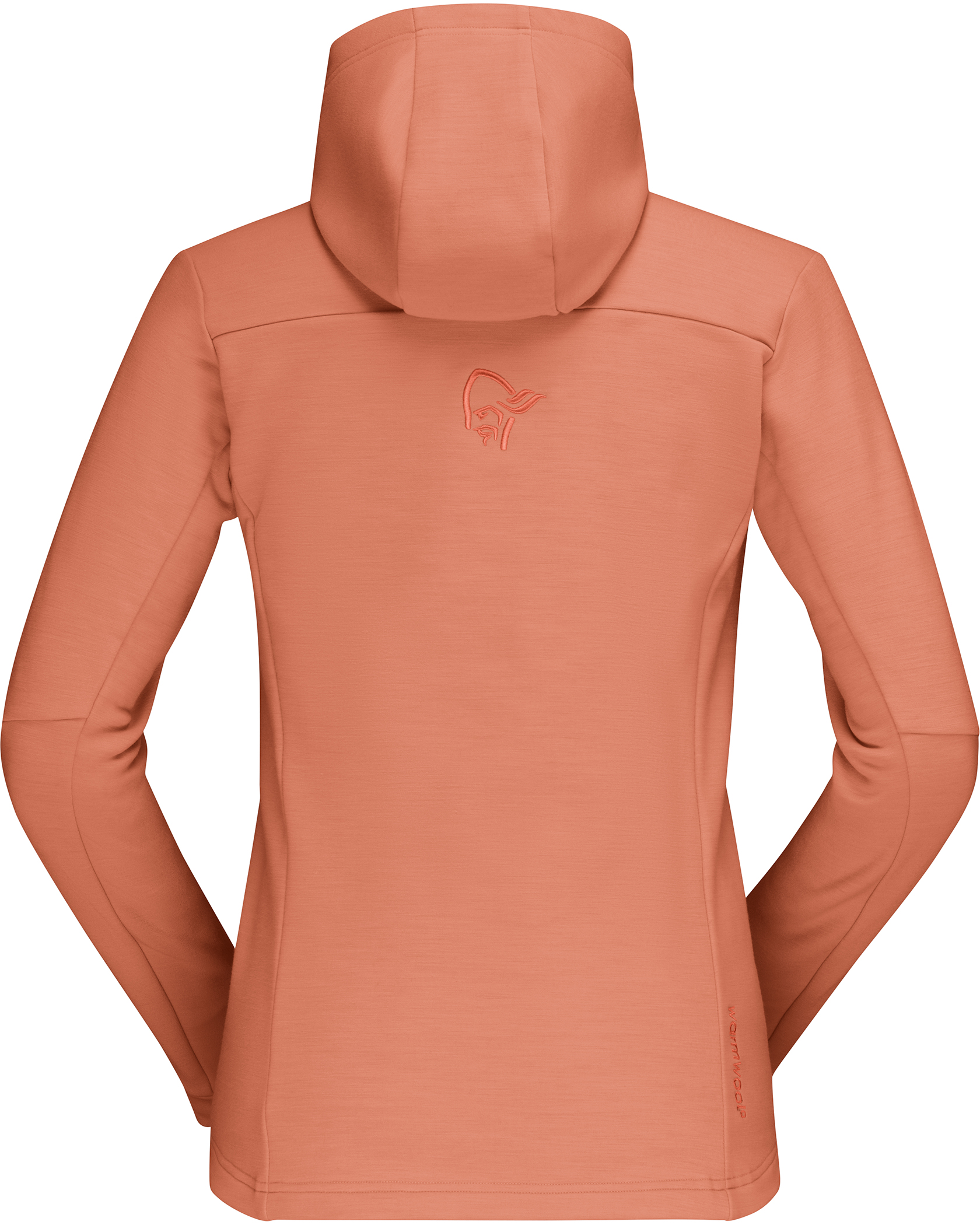 Norrona Falketind Warmwool2 Stretch Zip Hood W Campanula/Arcadia : Ski  touring fleeces : Snowleader