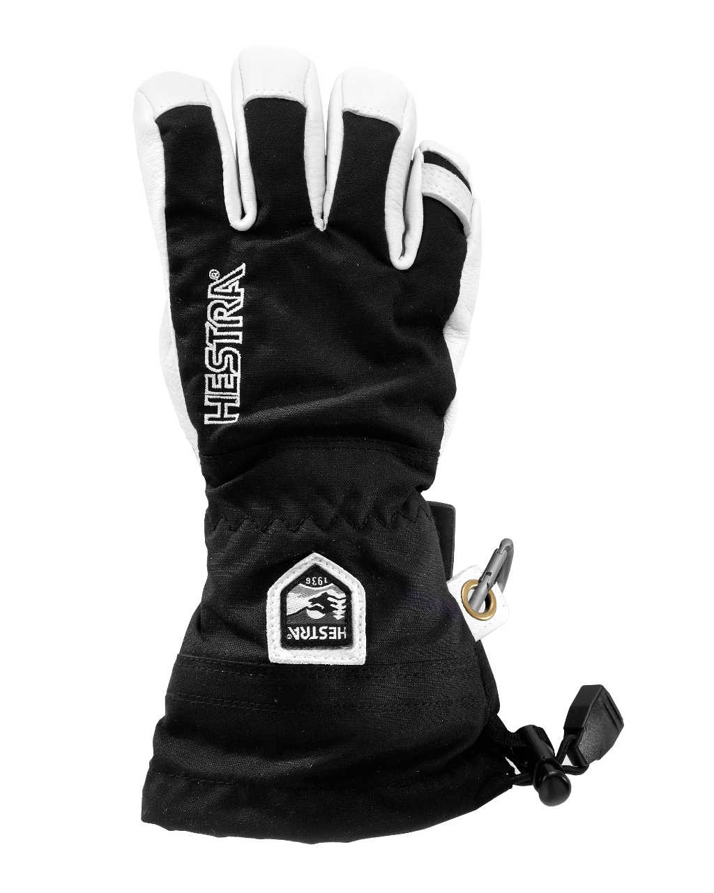 skistar.com | Army Leather Heli Ski JR - 5 Finger Black