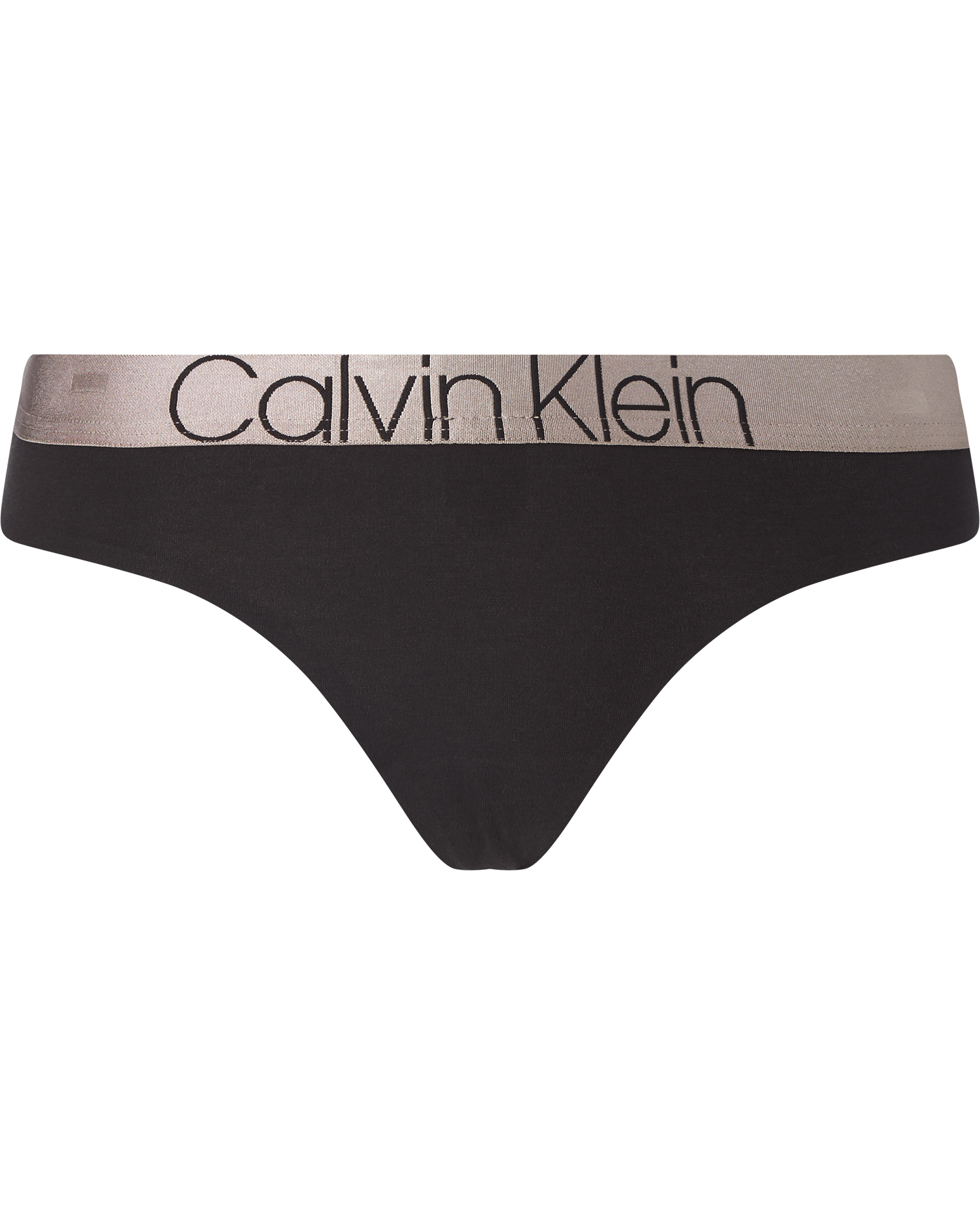 Calvin Klein Thong - Iconic Cotton W Black (Storlek M)