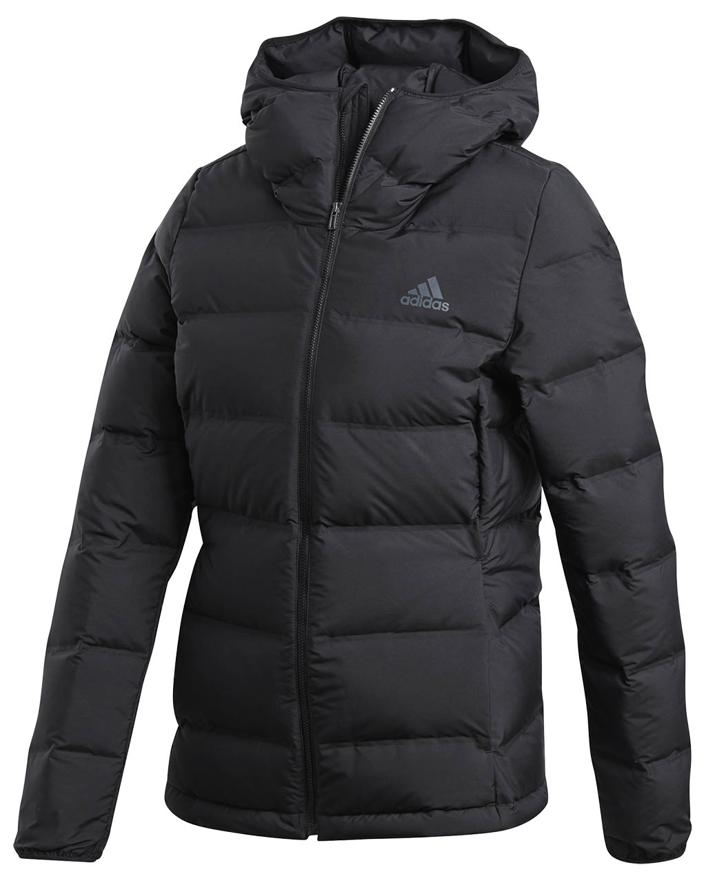 Adidas Helionic Down Hooded Jacket W Black (Storlek L)