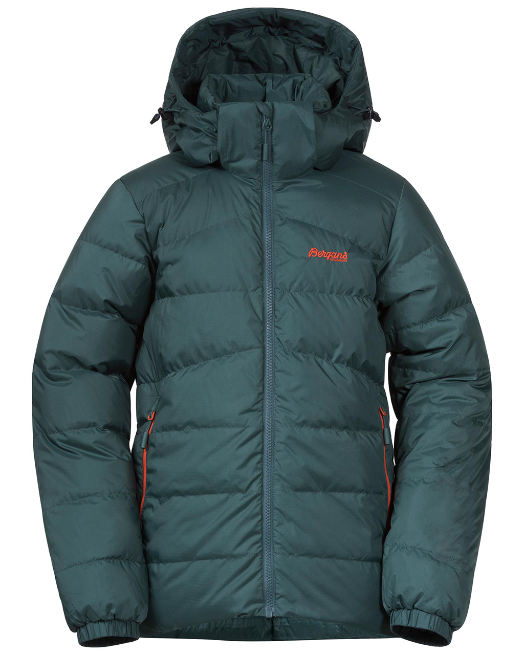Bergans Røros Down Youth Jacket Forestfrost/Br Magma (Storlek 128)