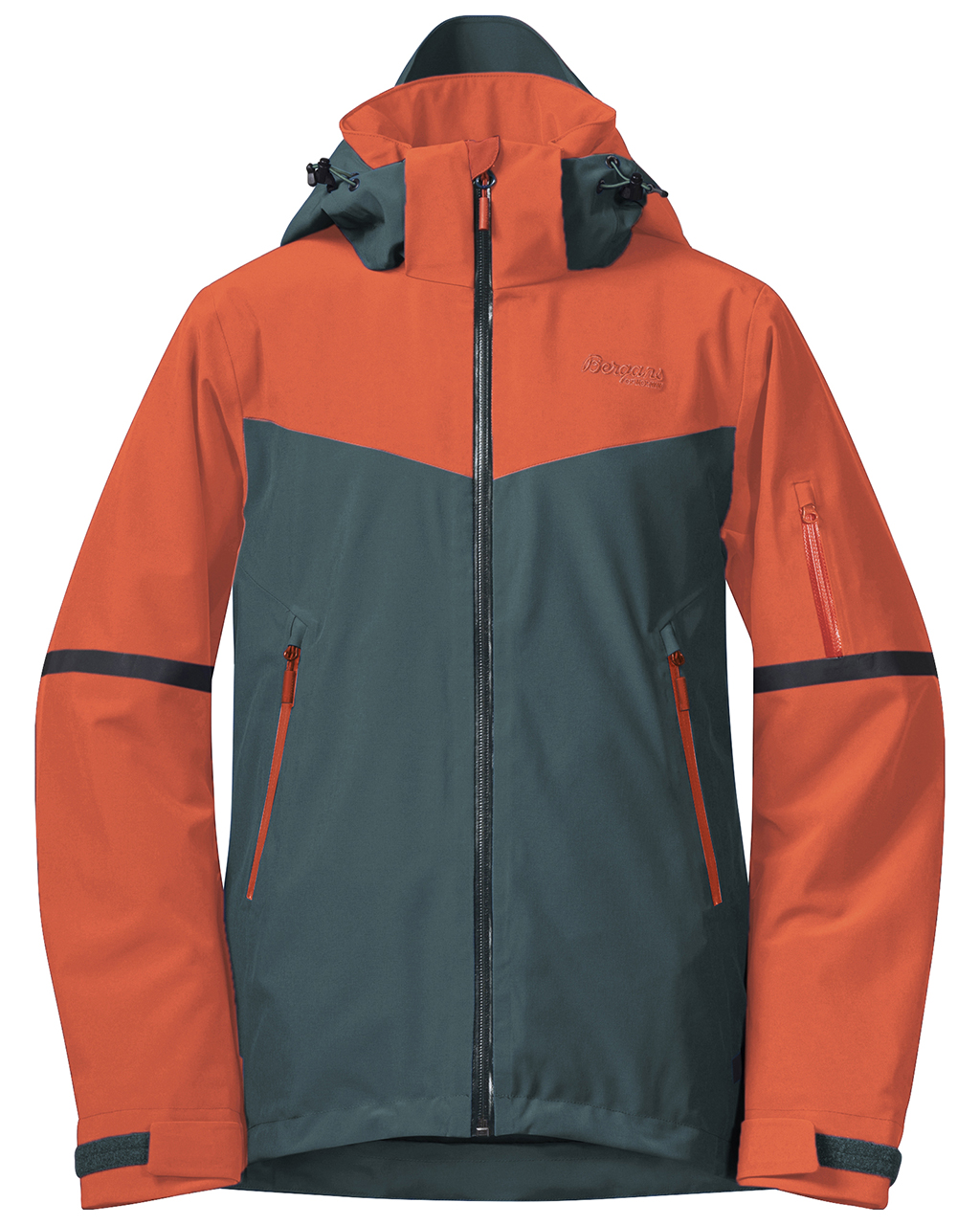 Bergans Oppdal Insulated Youth Jacket Br Magma/Forestfrost (Storlek 152)