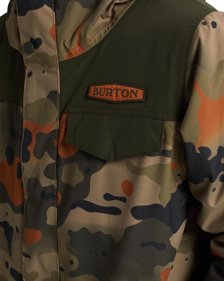 Burton Dugout Jacket JR Kelp Birch Camo