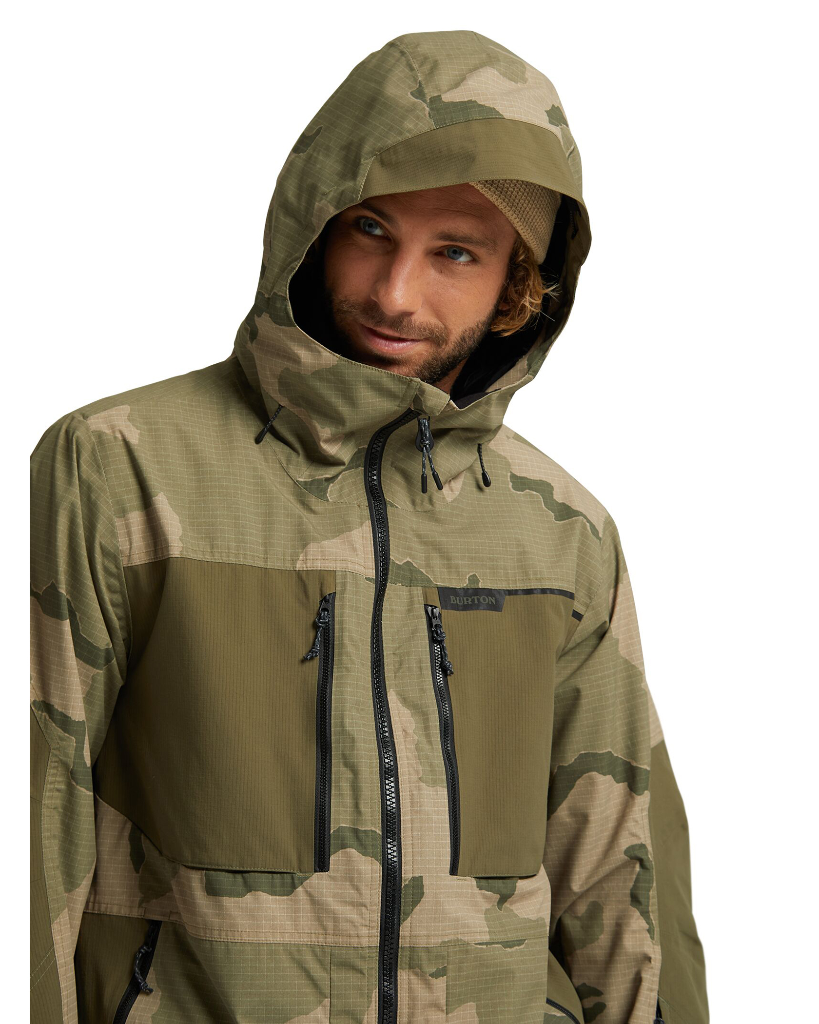 Burton Frostner Jacket M Barren Camo/Keef