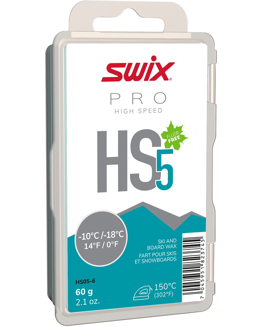 Swix HS5 Turquoise, -10°C/-18°C, 60g (Storlek 60g)
