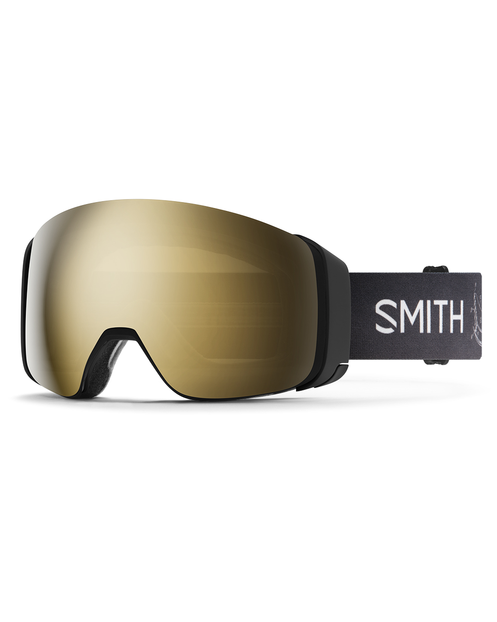 Smith 4D Mag Black CP Sun Black Gold Mirror