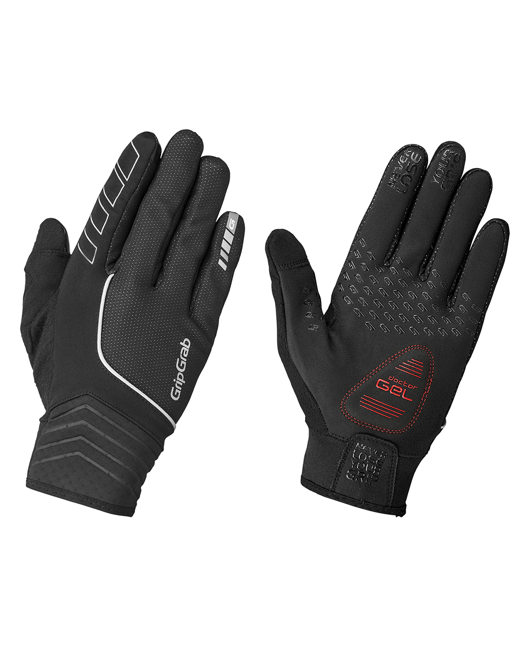 GripGrab Hurricane Windproof Midseason Glove Black (Storlek S)