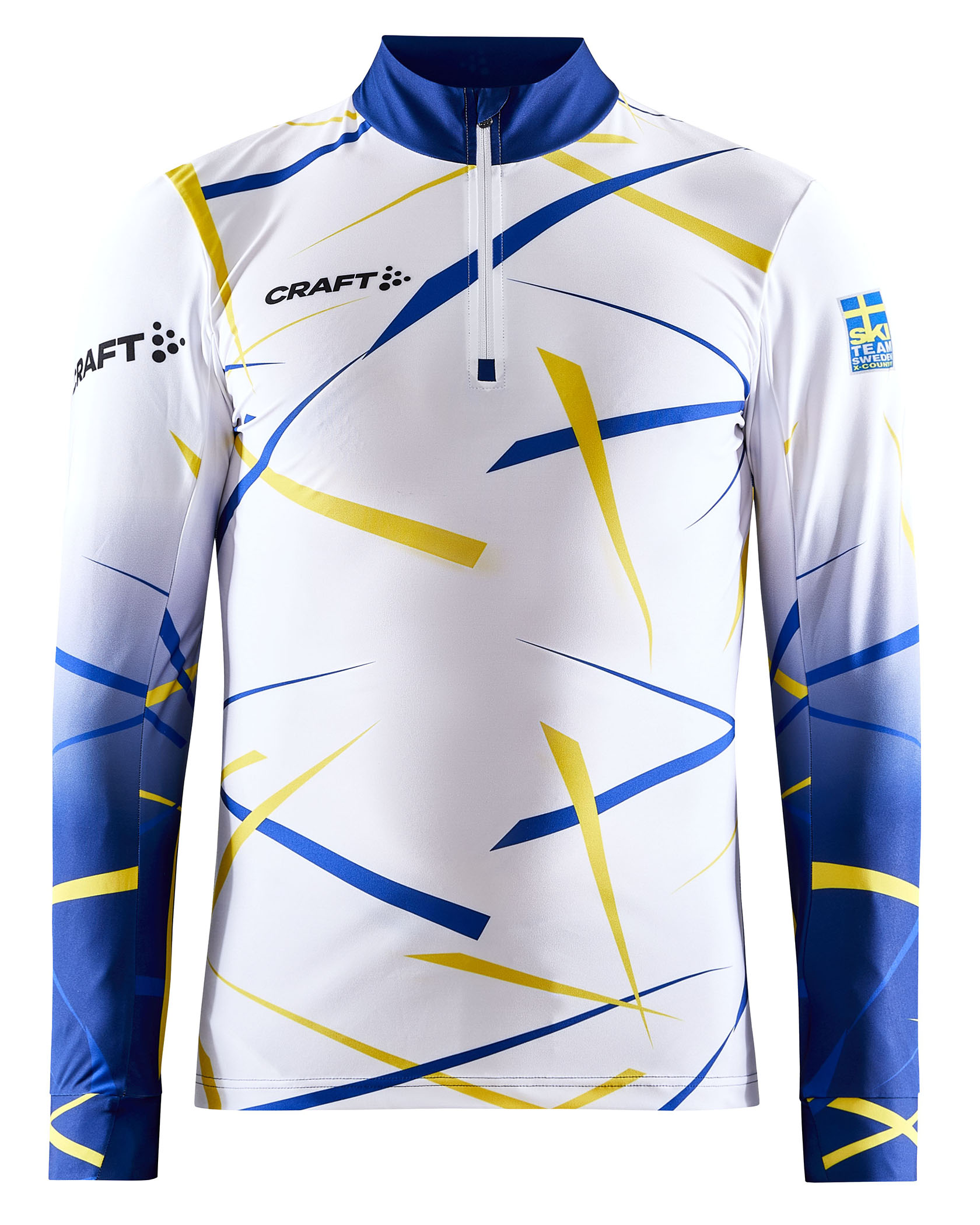 Craft Ski Team Swe Race Jersey M White/Print (Storlek M)