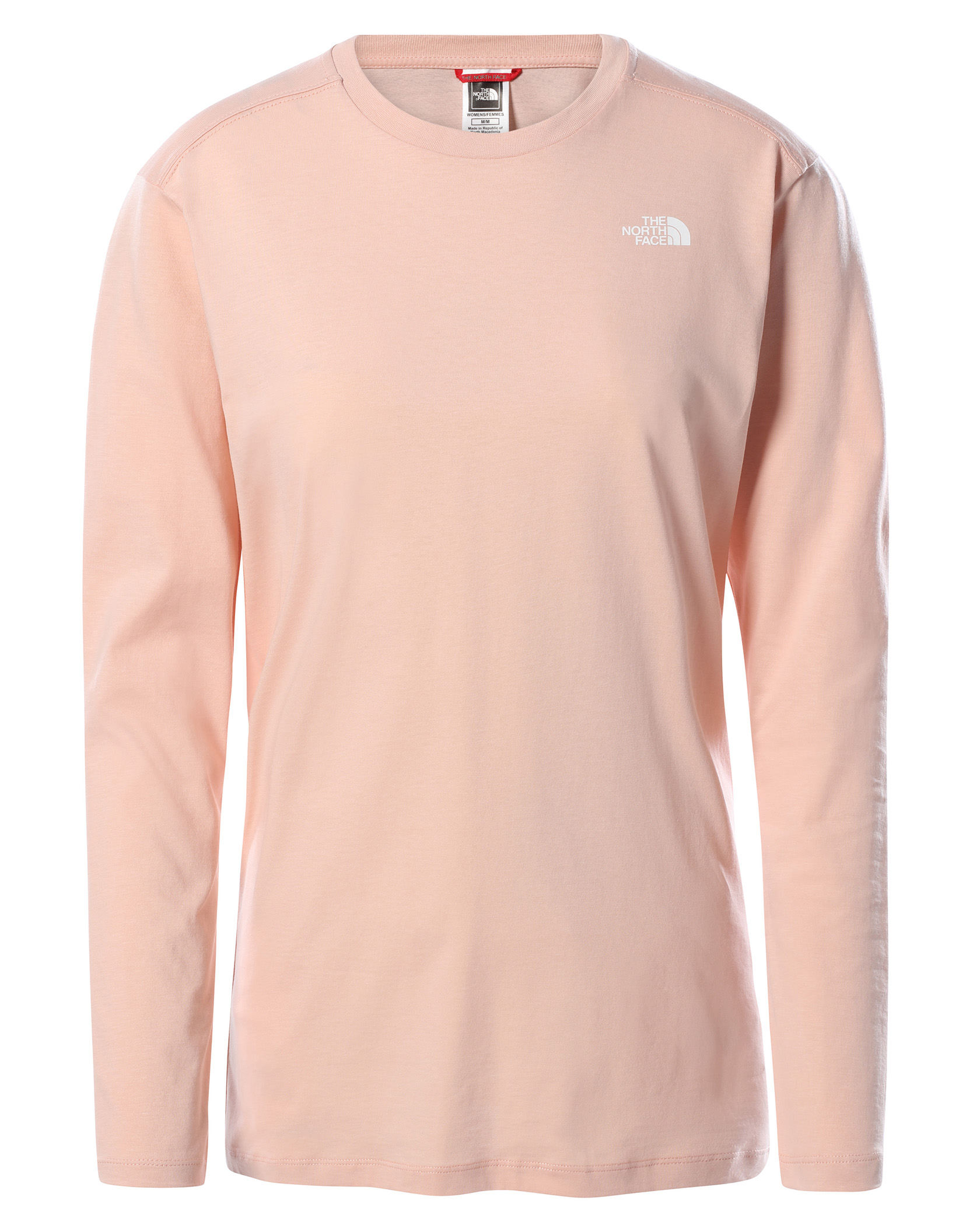 The North Face L/S Simple Dome Tee W Evening Sand Pink (Storlek S)