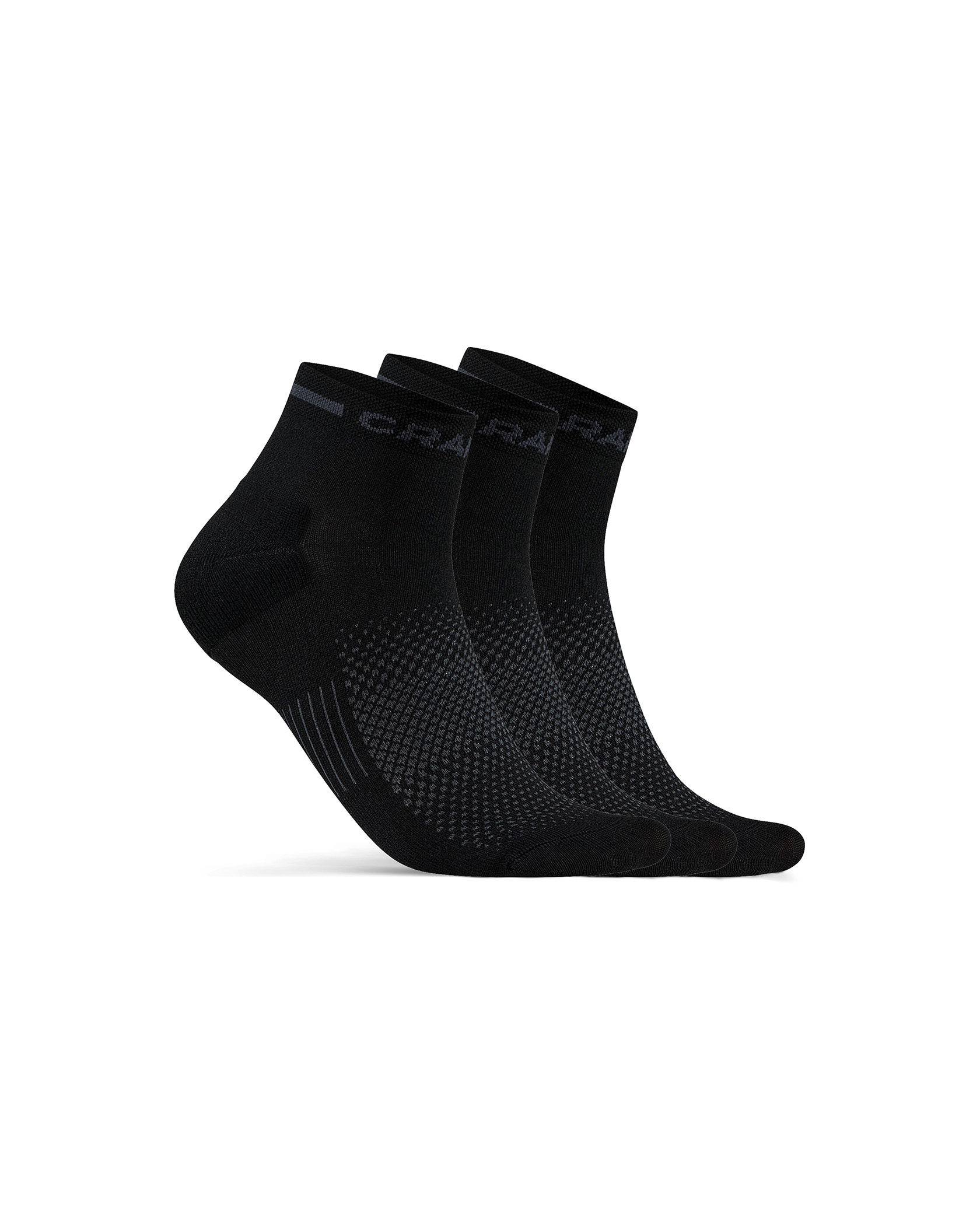 Craft Core Dry Mid Sock 3-Pack Black (Storlek 46-48)