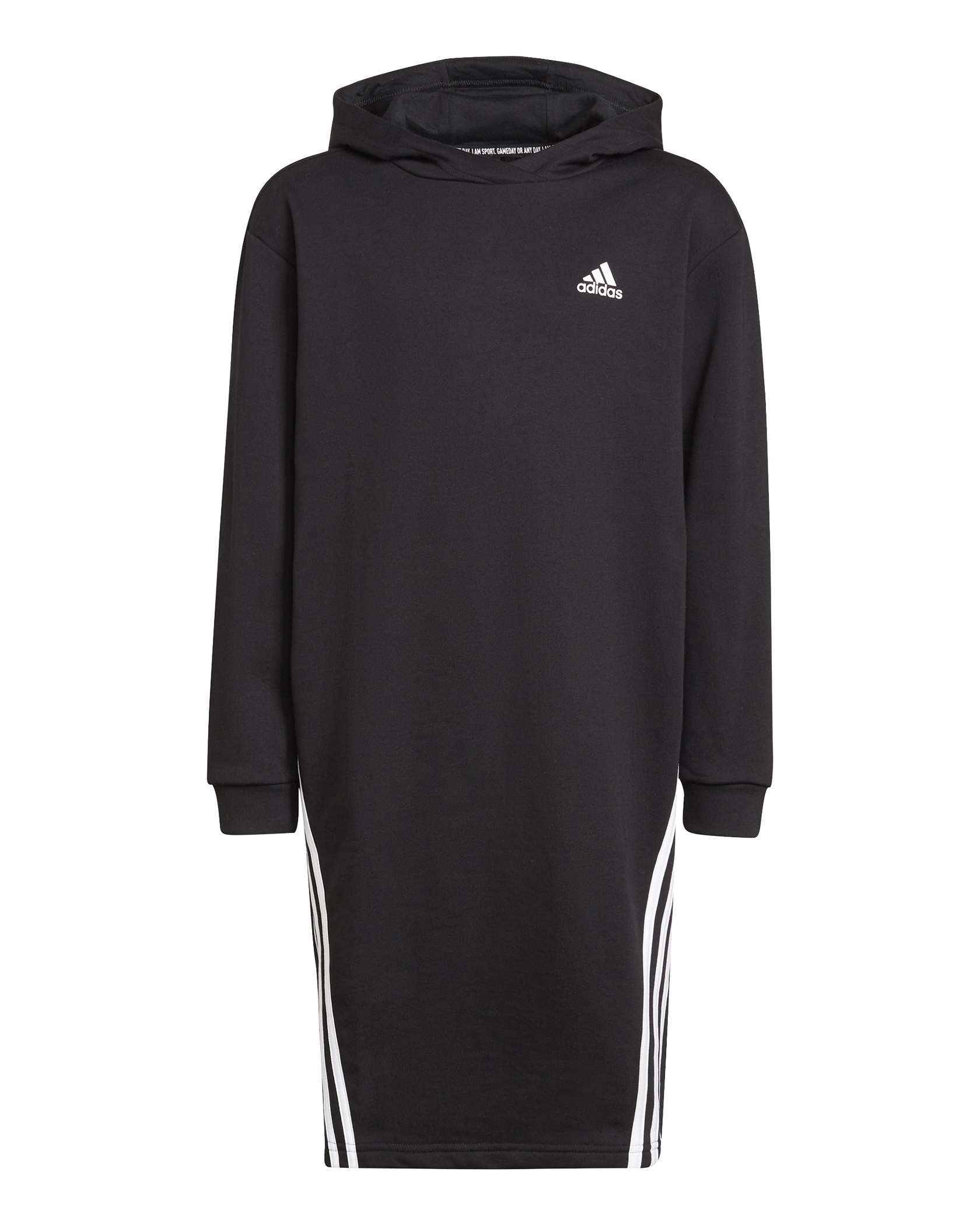 Adidas FIeece 3 Stripes Dress Girl JR Black/White (Storlek 140)