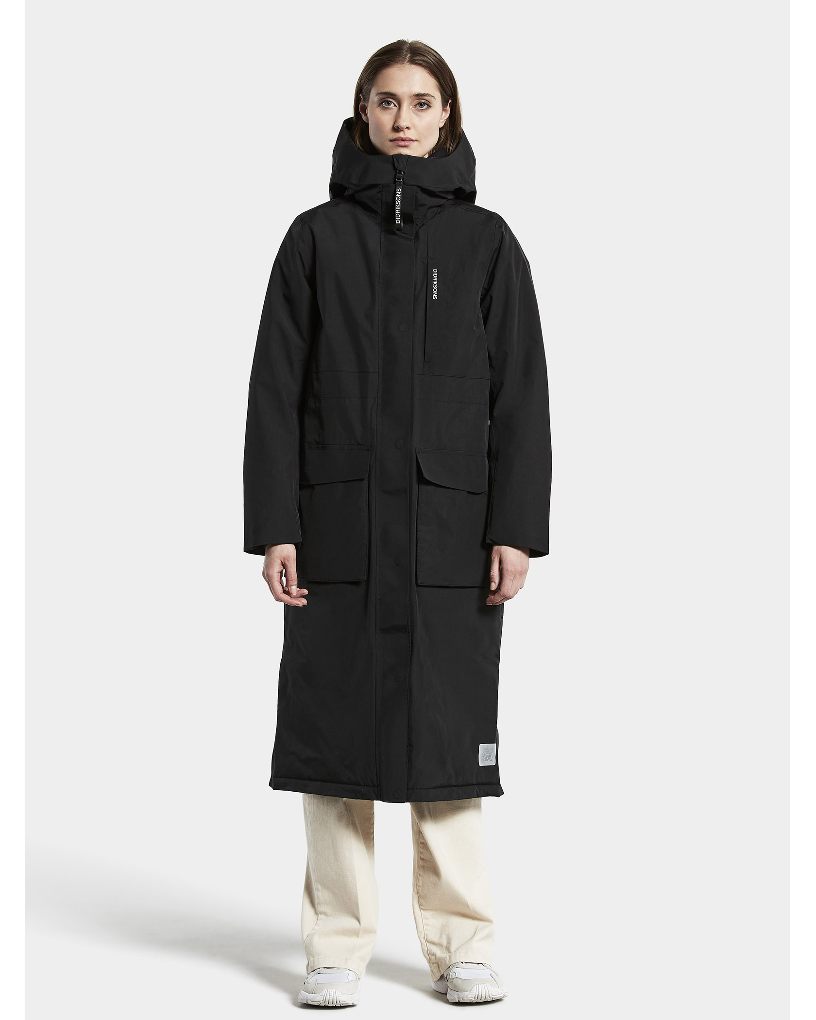 Didriksons Leya Parka Long W Black