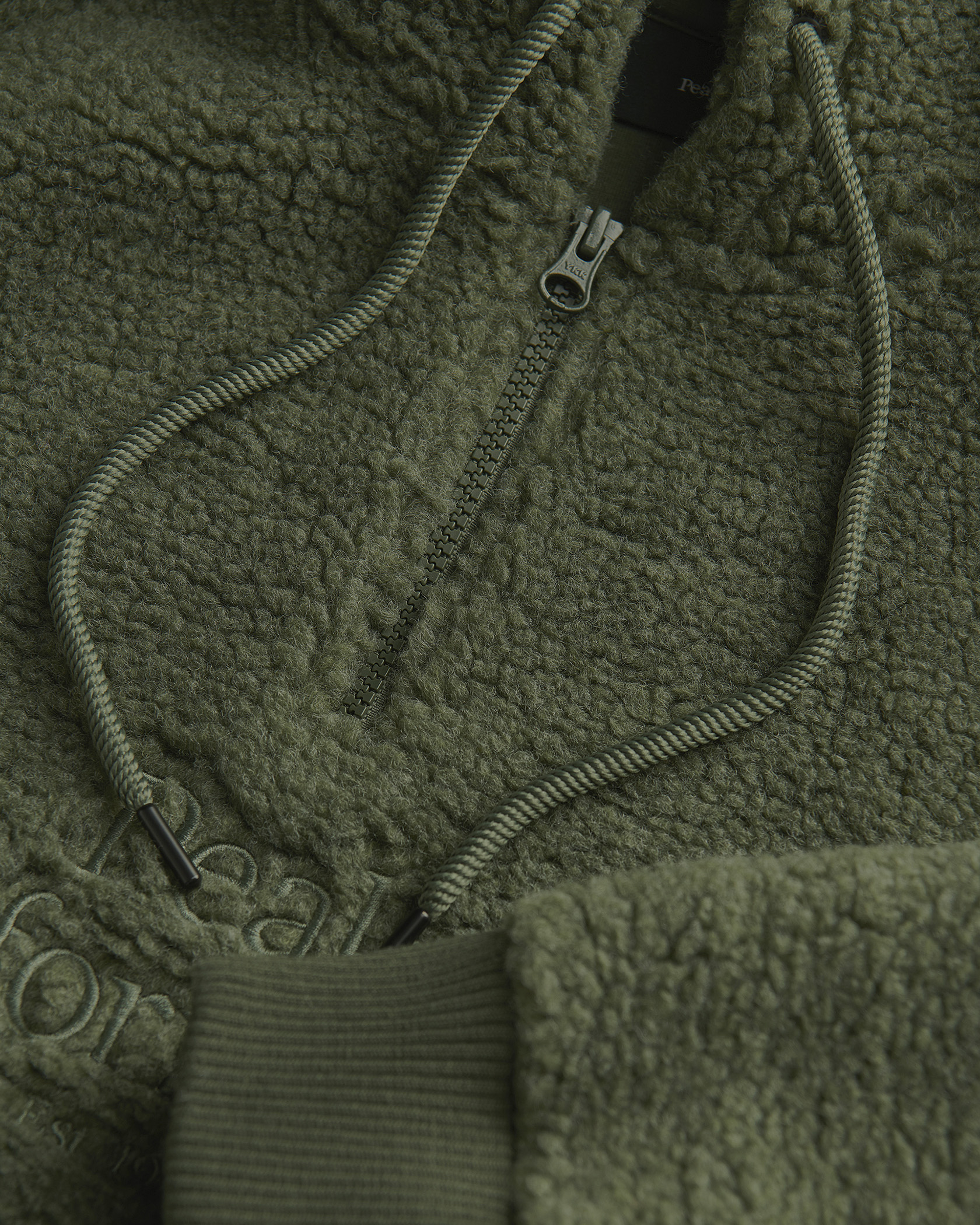Original Pile Half Zip W Thrill Green