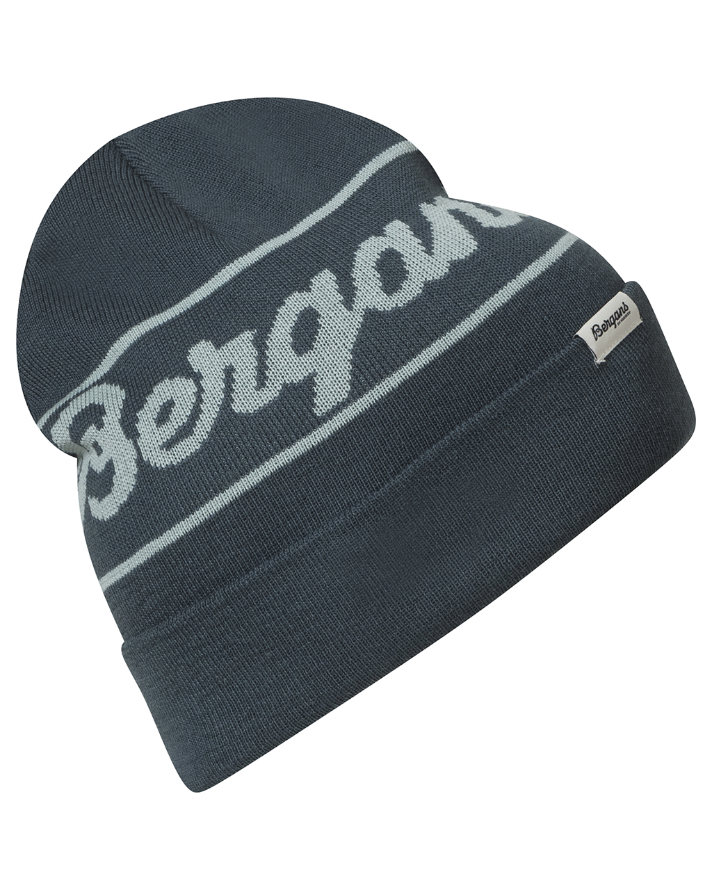 Bergans Bergans Logo Beanie Orion Blue/Misty Forest
