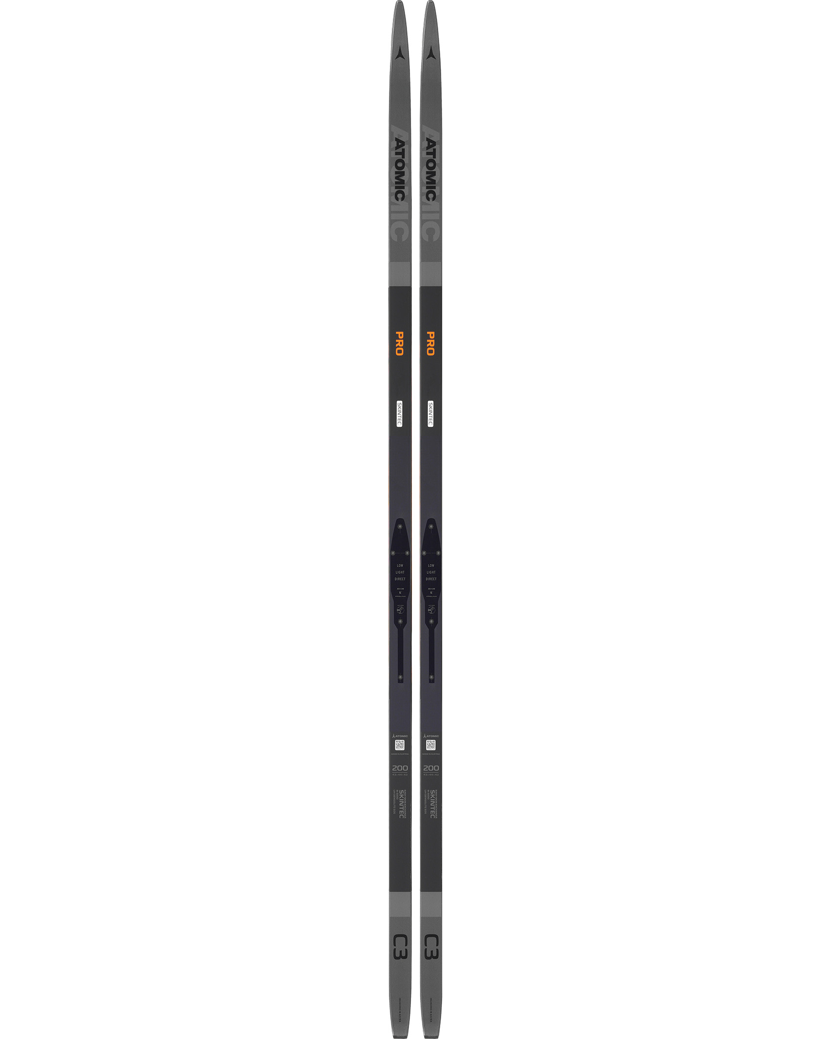 Atomic Pro C3 Skintec Medium Grey/Black (Storlek 207 cm 75-90 kg)