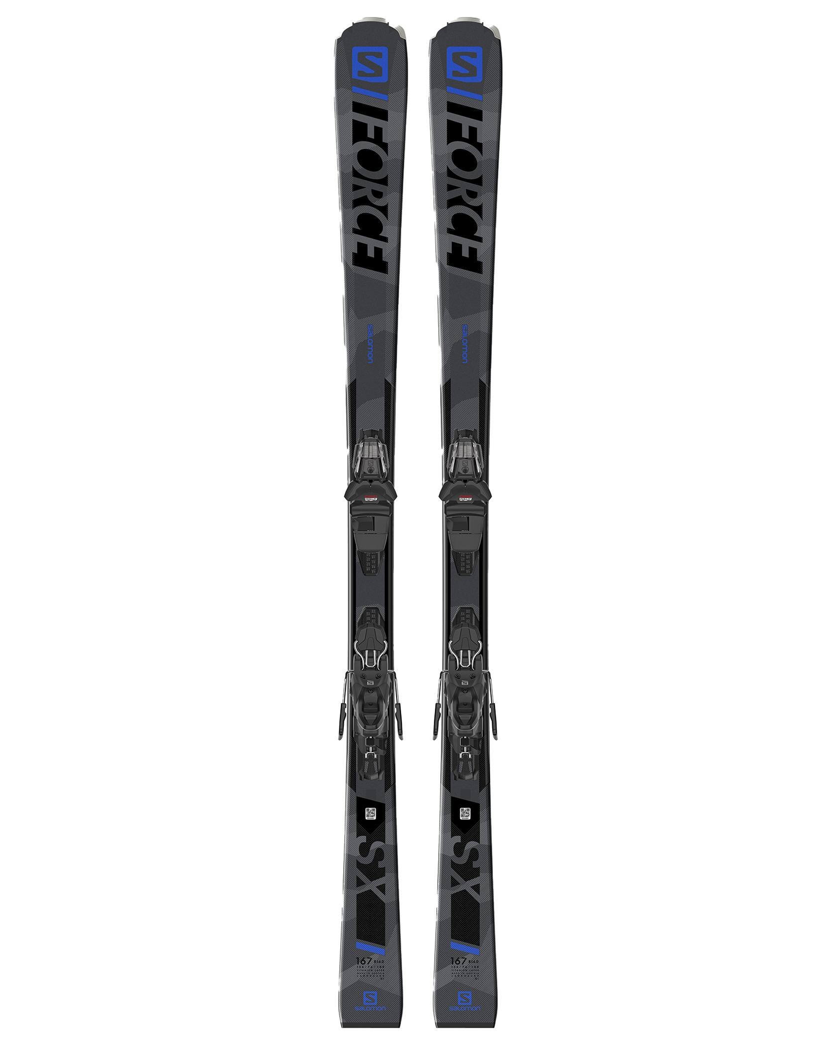 Salomon S/Force SX Dark Grey/Black/White (Längd 150)