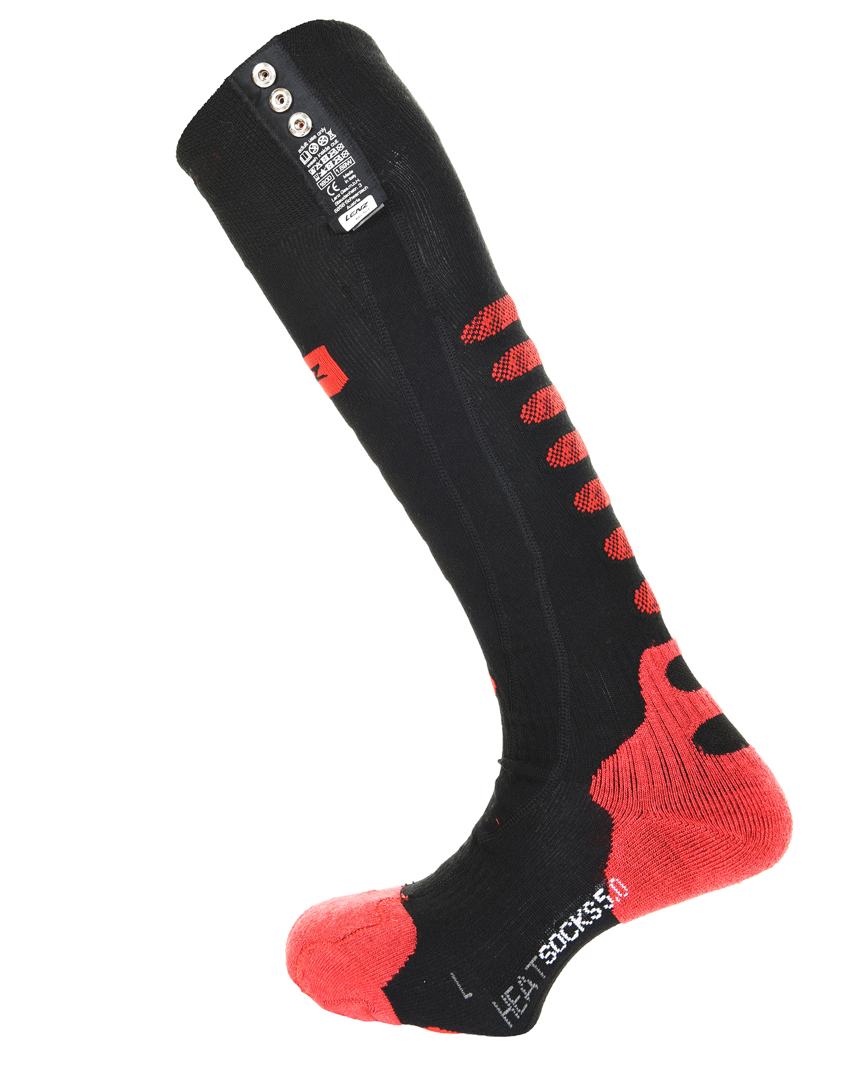 Lenz Heat Sock 5.0 + Heat Pack Black (Storlek 31-34)