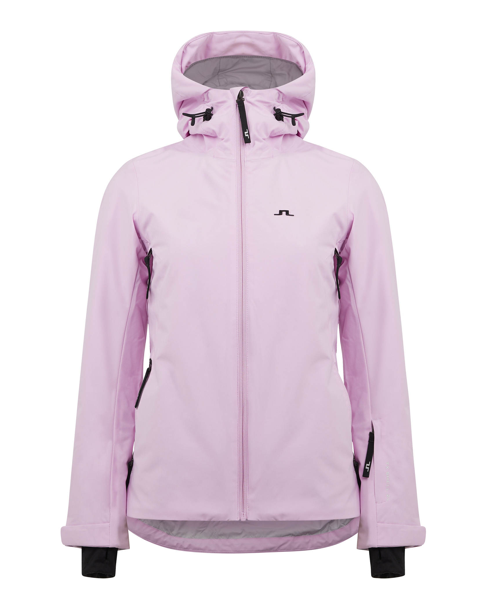 bright pink ski jacket