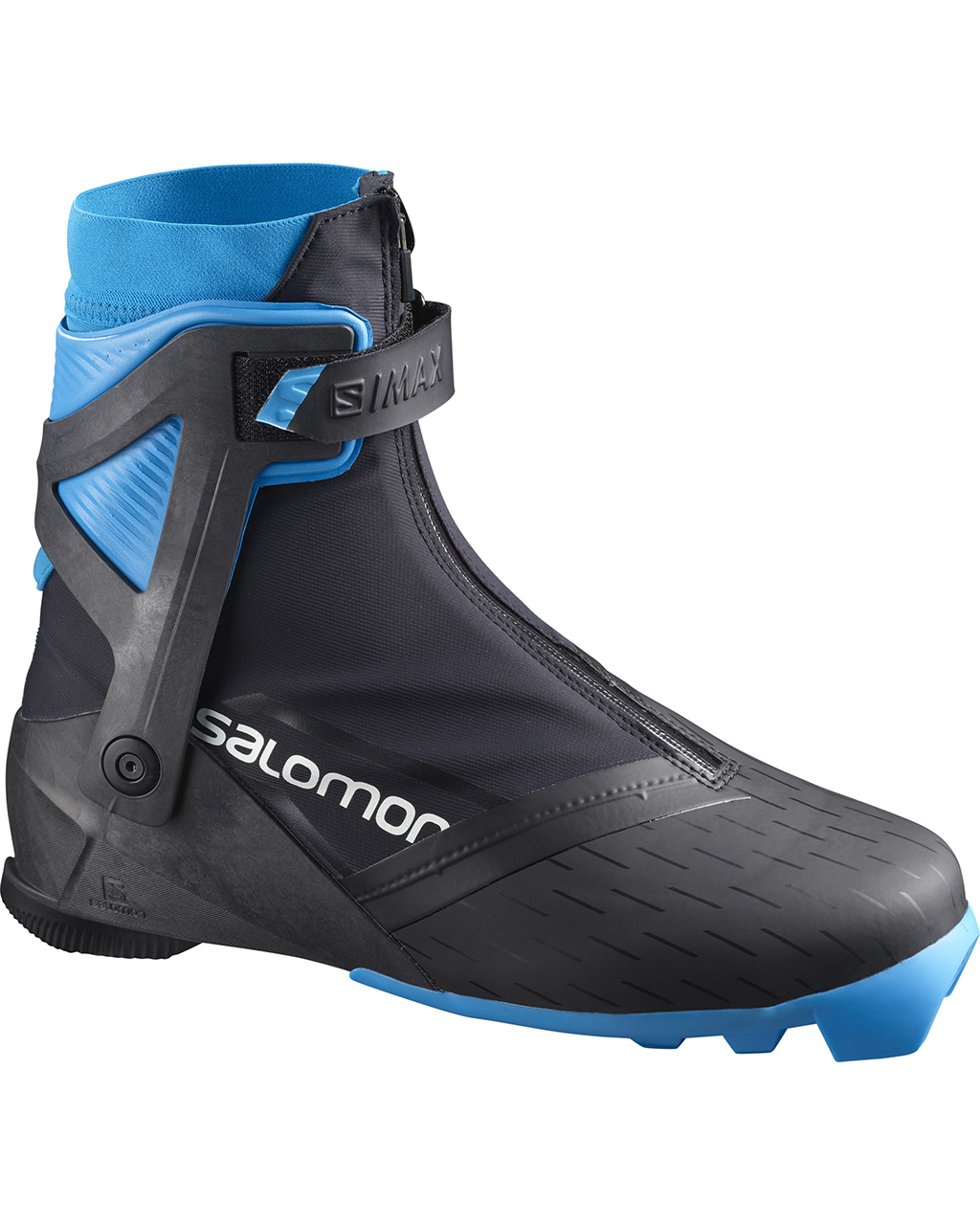 Salomon S/Max Carbon Skate Black/Process Blue (Storlek 5 UK)