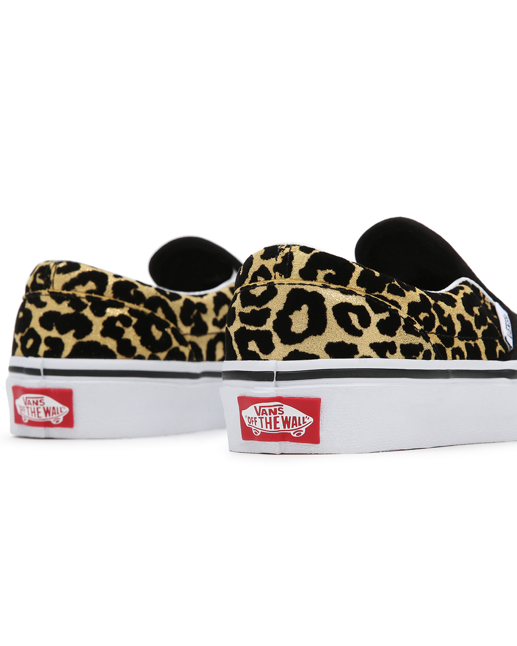 Vans Classic Slip-On JR (Flocked Leopard)BLKTRWHT